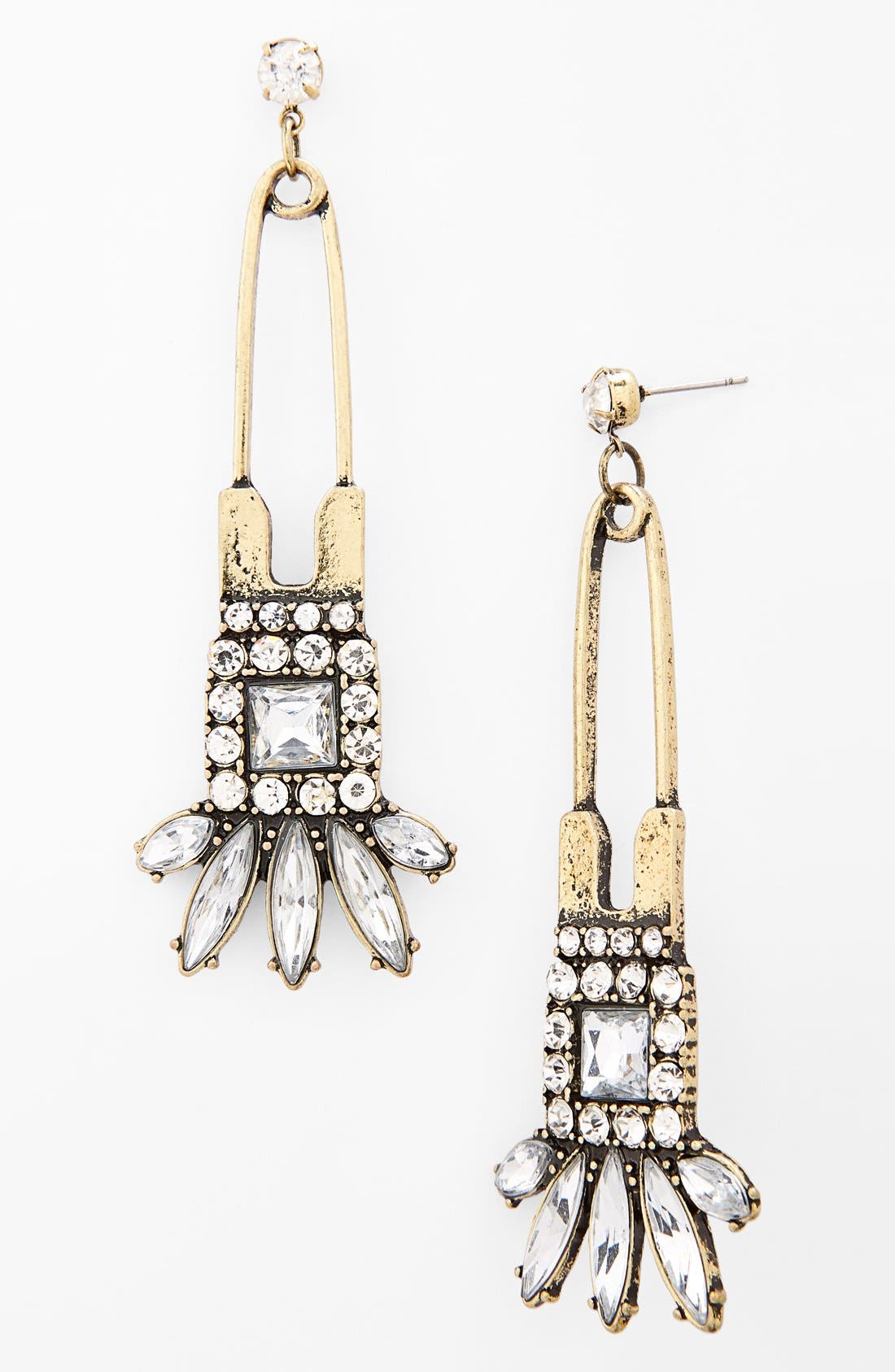 Spring Street 'Safety Pin' Earrings Nordstrom