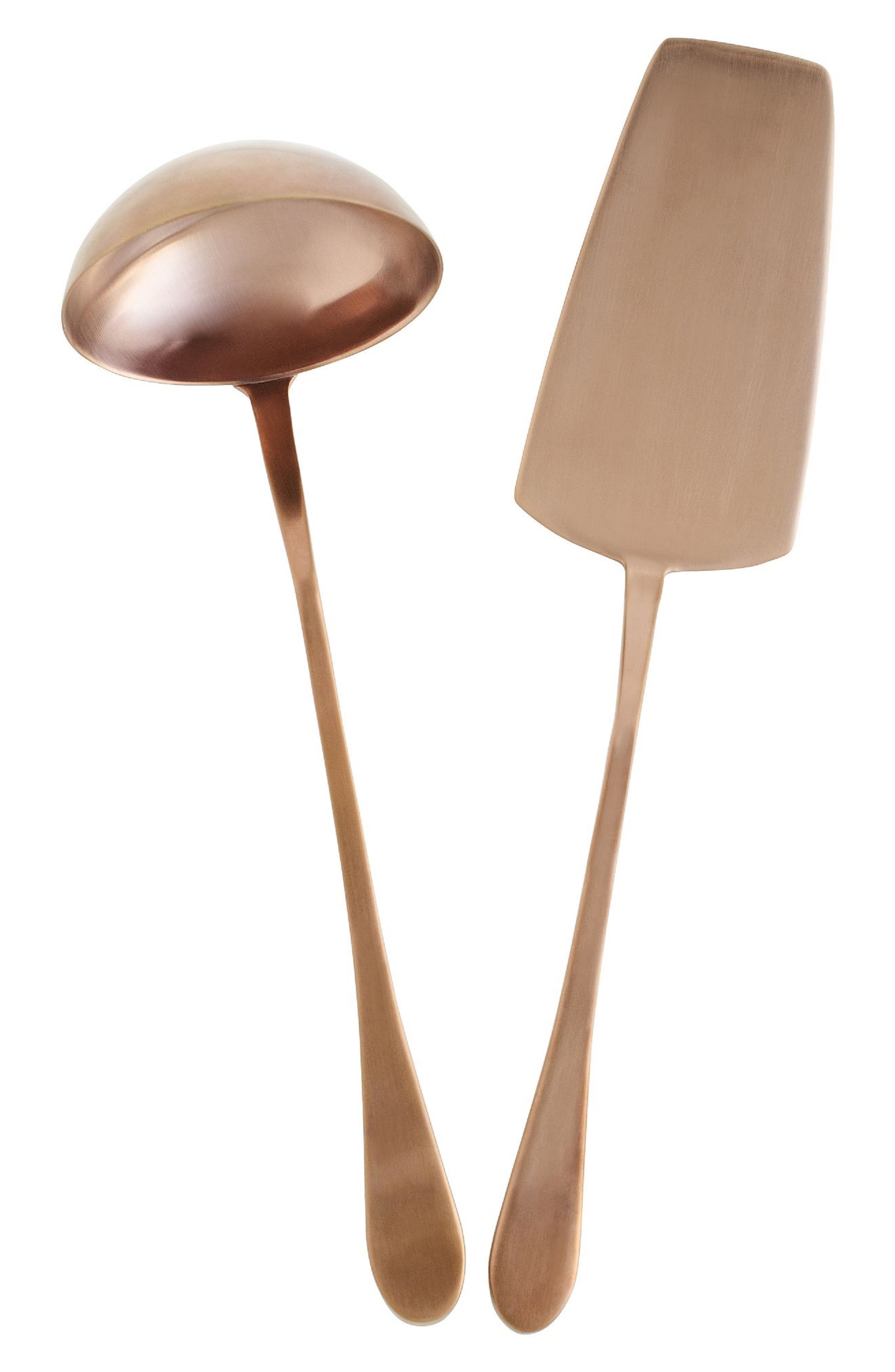 UPC 898495000076 product image for Knork Antique Copper Finish 2-Piece Hostess Set, Size One Size - Metallic | upcitemdb.com