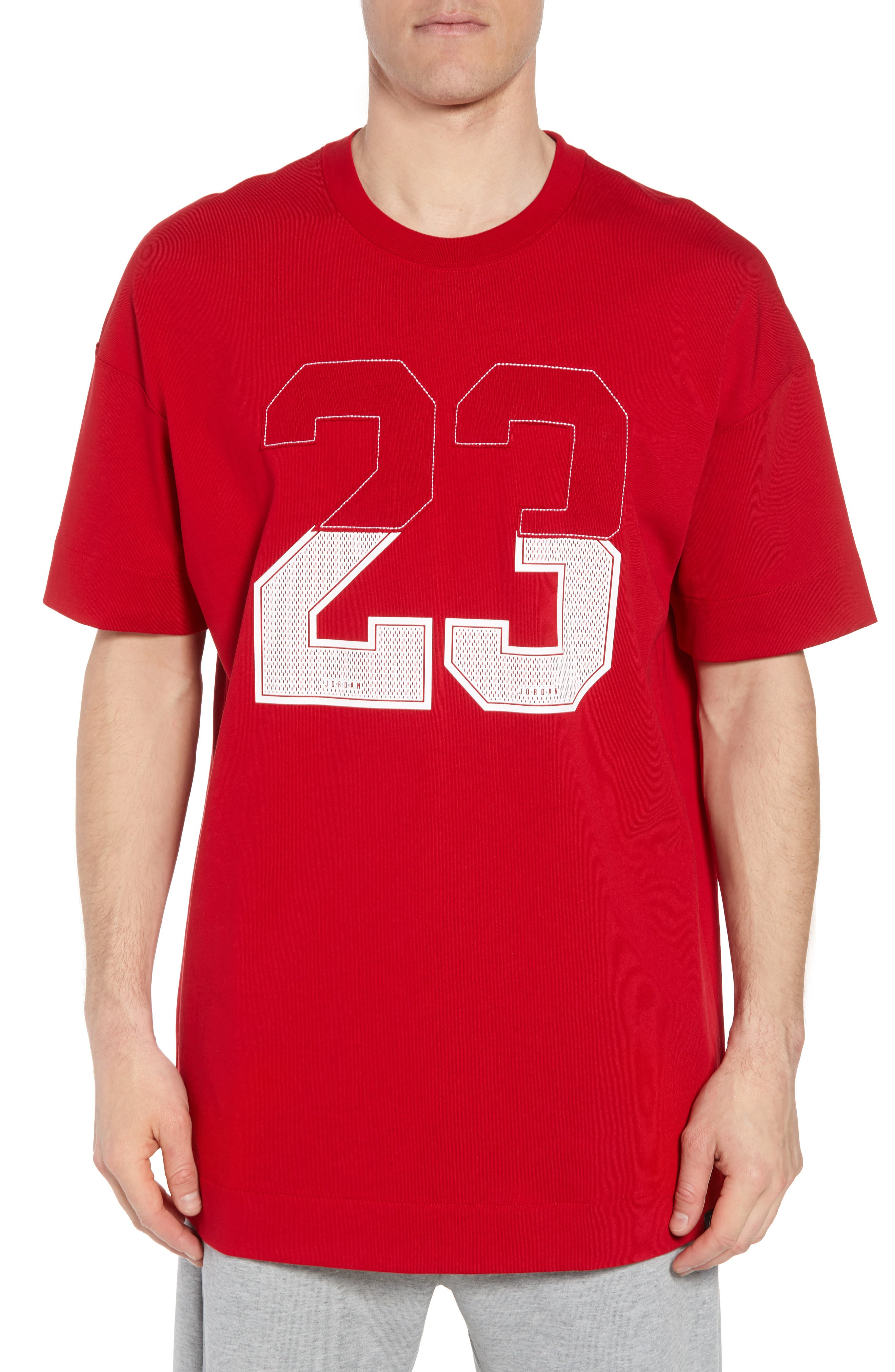 Nike Over3 Graphic T-Shirt, Red