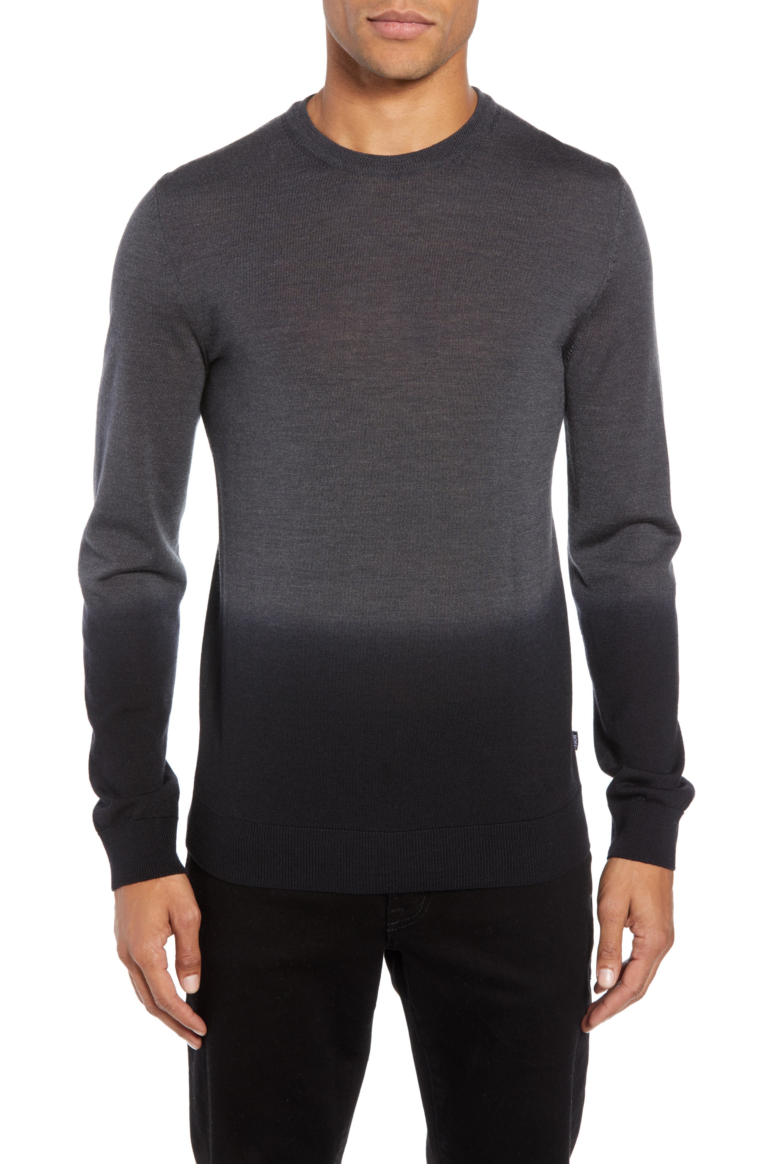 Boss Lapedro Slim Fit Ombre Virgin Wool & Silk Sweater