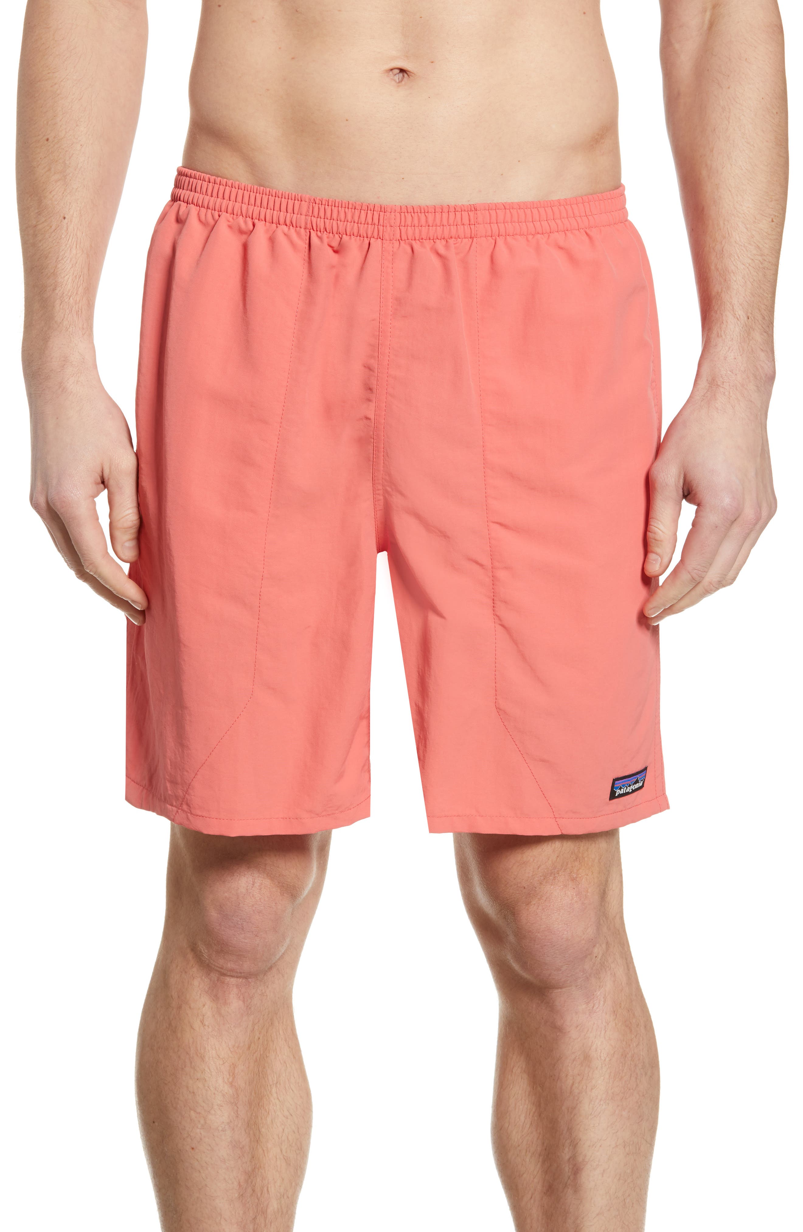 Patagonia Baggies 7-Inch Swim Trunks, Coral