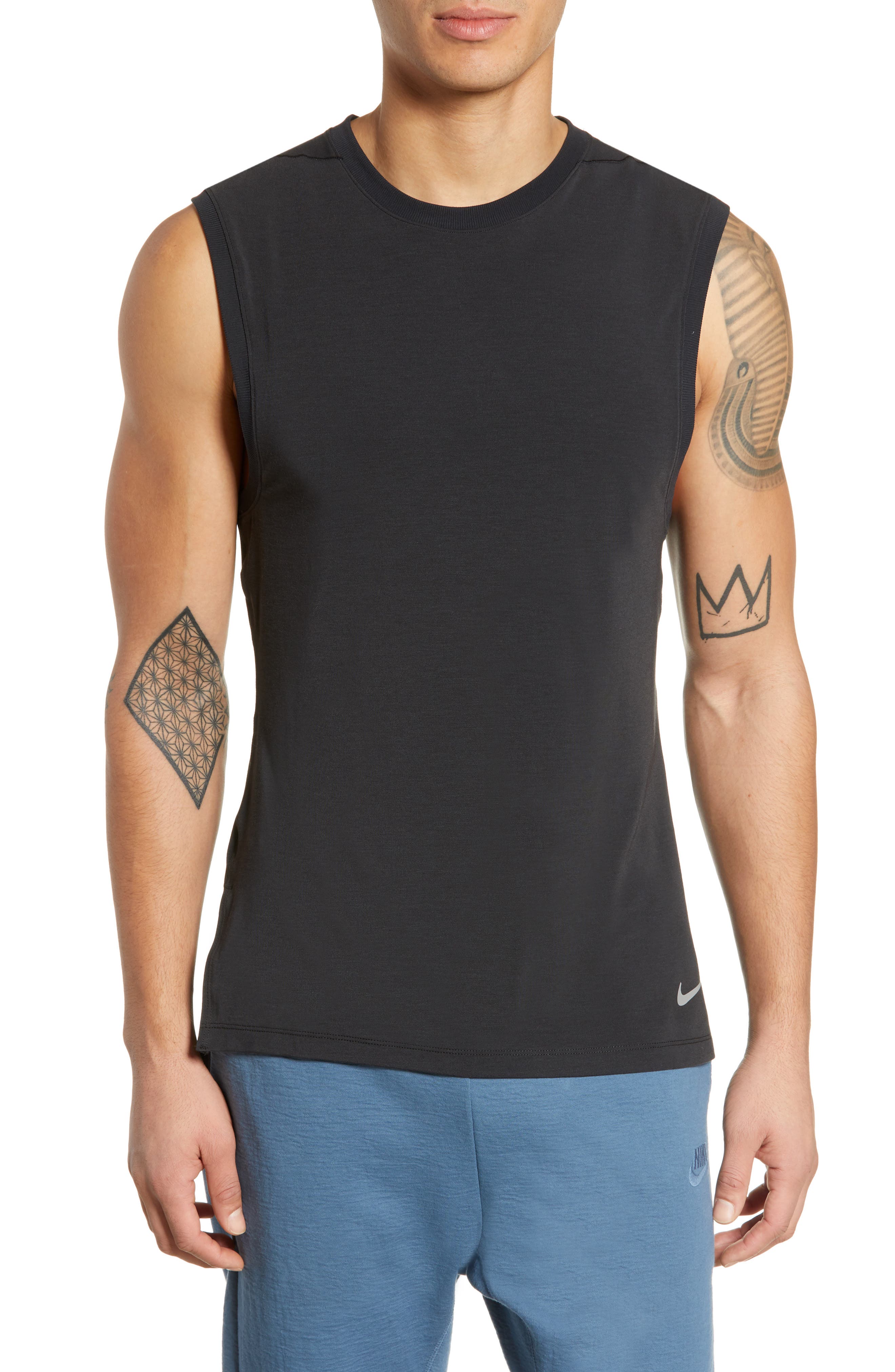 Nike Dry Transcent Sleeveless T-Shirt Black