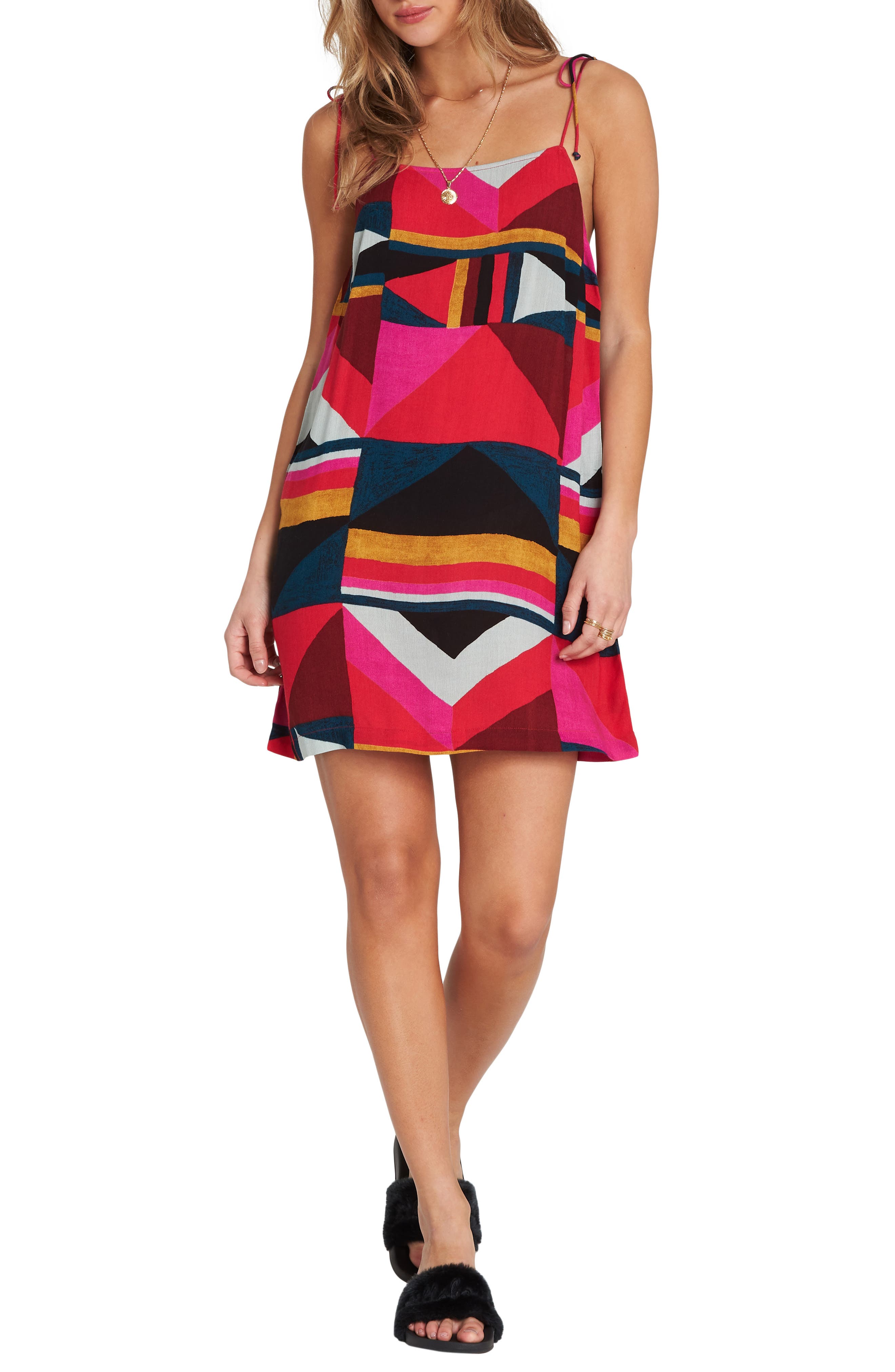 Billabong Night Out Print Camisole Dress
