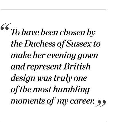 "To have been chosen by the Duchess of Sussex to make her evening gown and represent British design was truly one of the most humbling moments of my career." - Stella McCartney