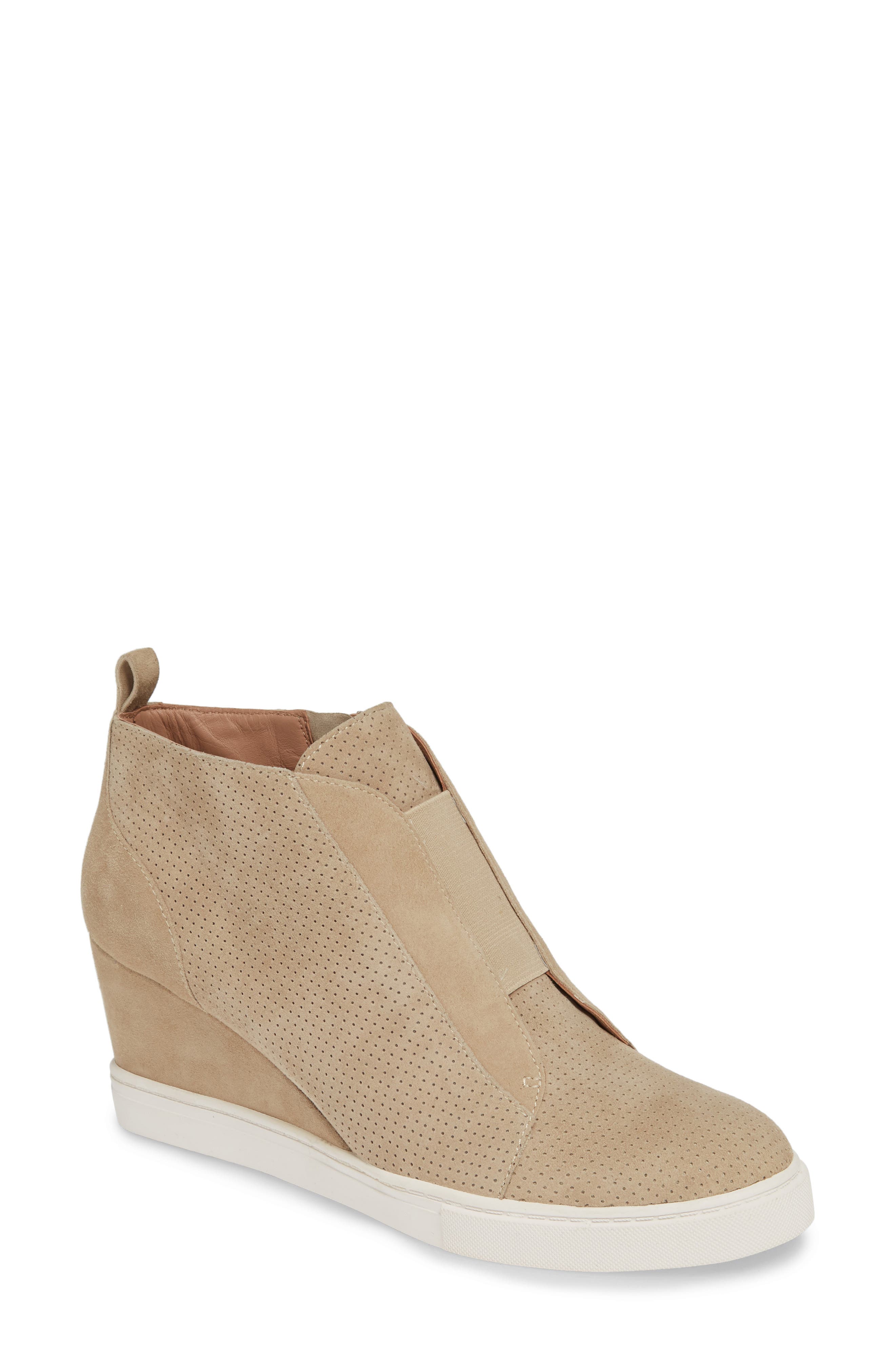 Linea Paolo Felicia Wedge Bootie, Beige