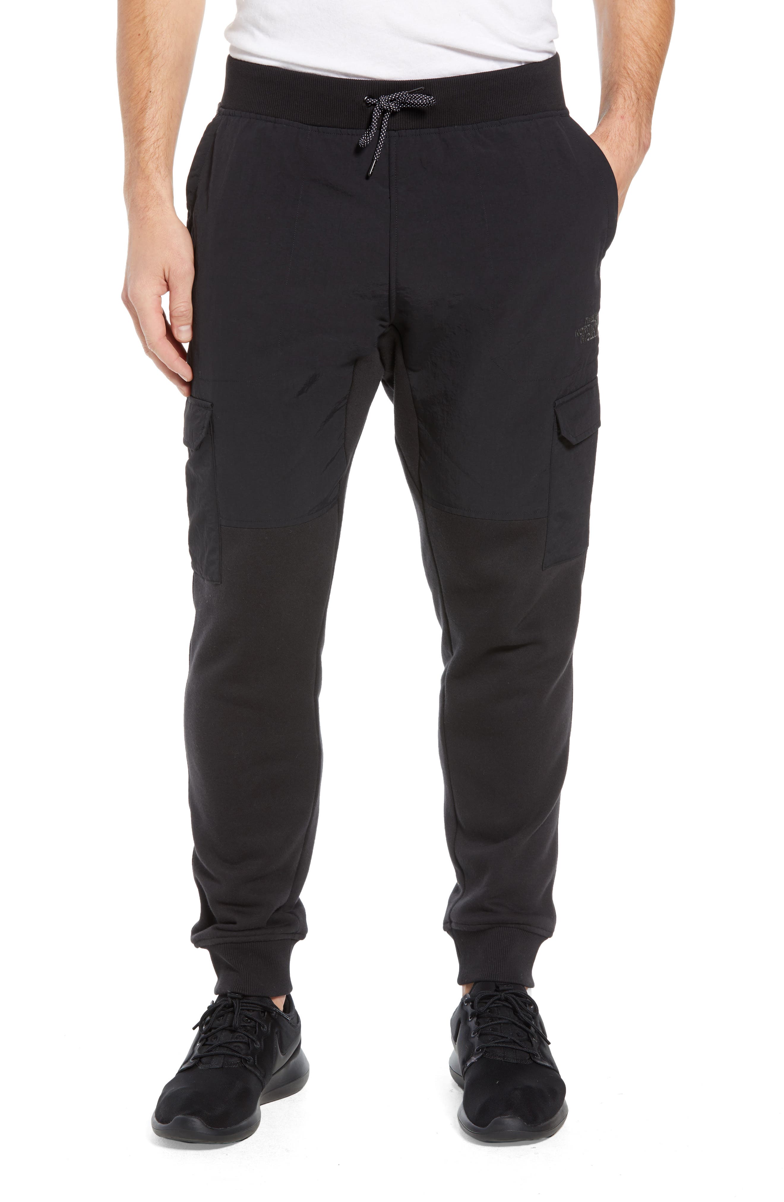 black champion tracksuit bottoms