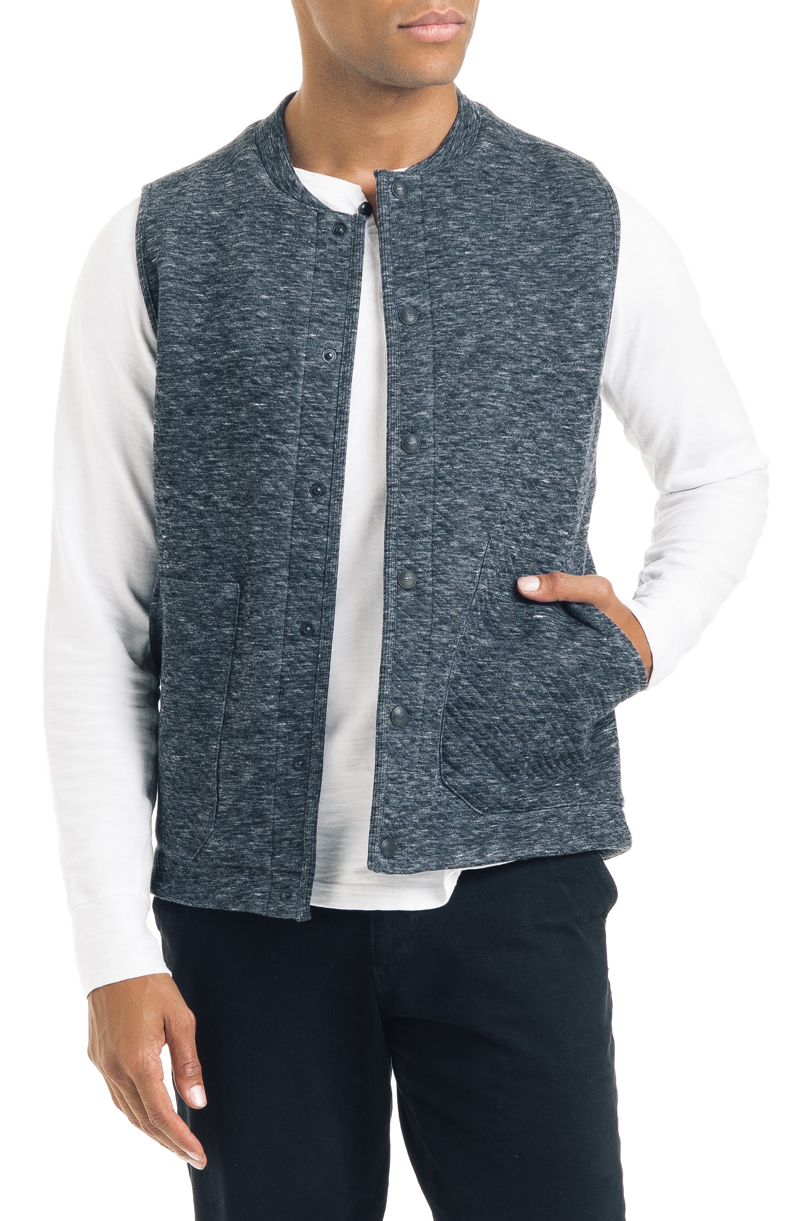Good Man Brand Slim Fit Vest, Grey