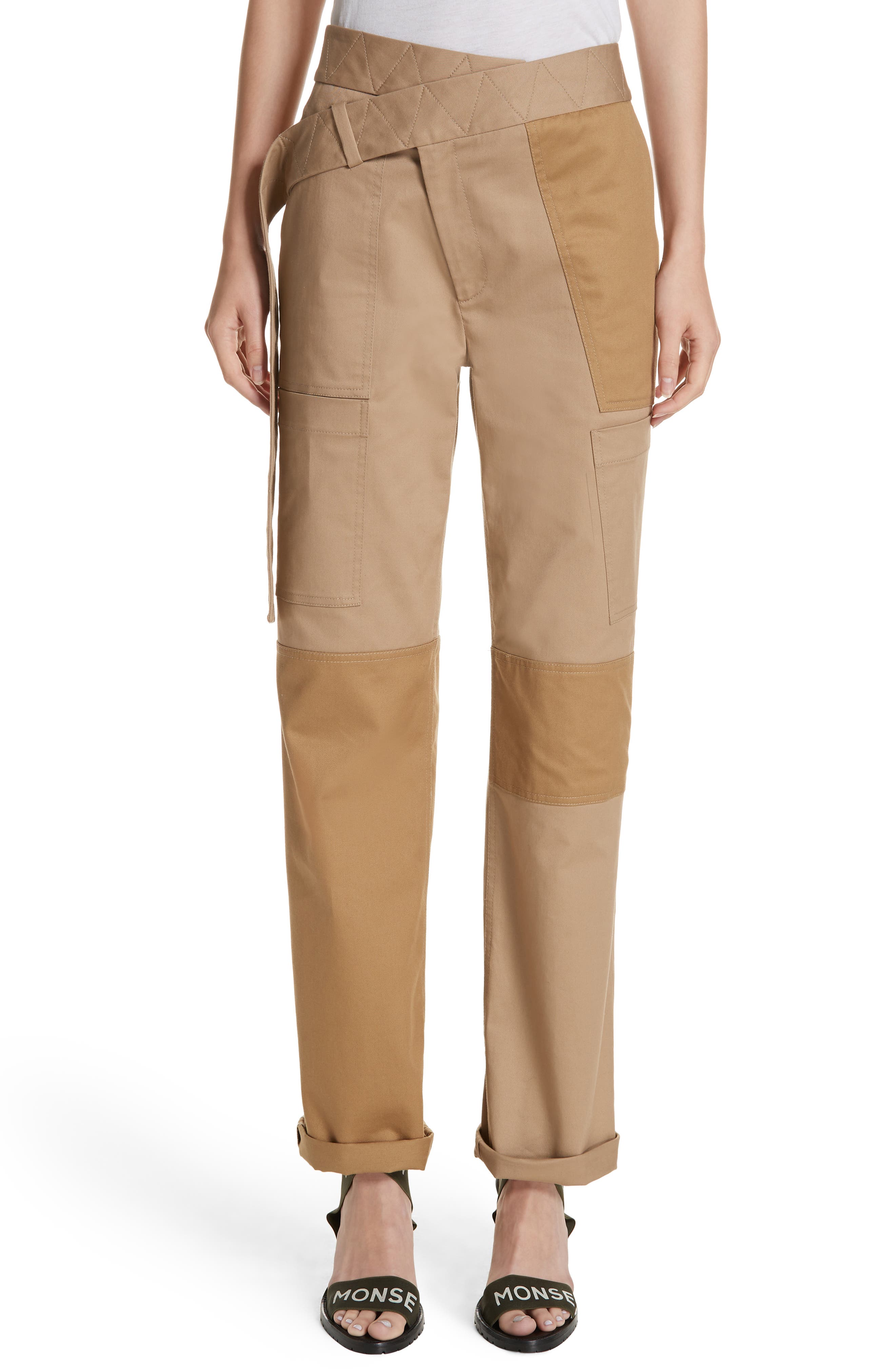 Monse Straight Leg Cargo Pants, Blue