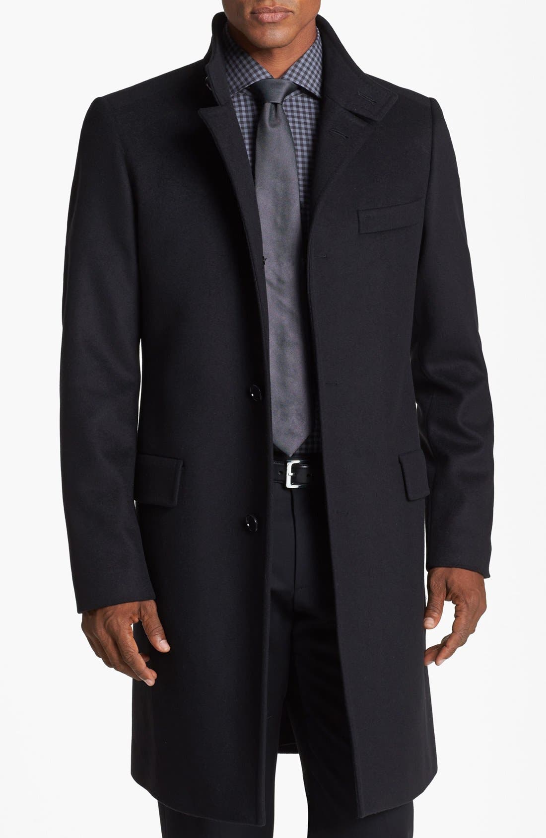 BOSS HUGO BOSS 'Sintrax' Wool Blend Coat | Nordstrom