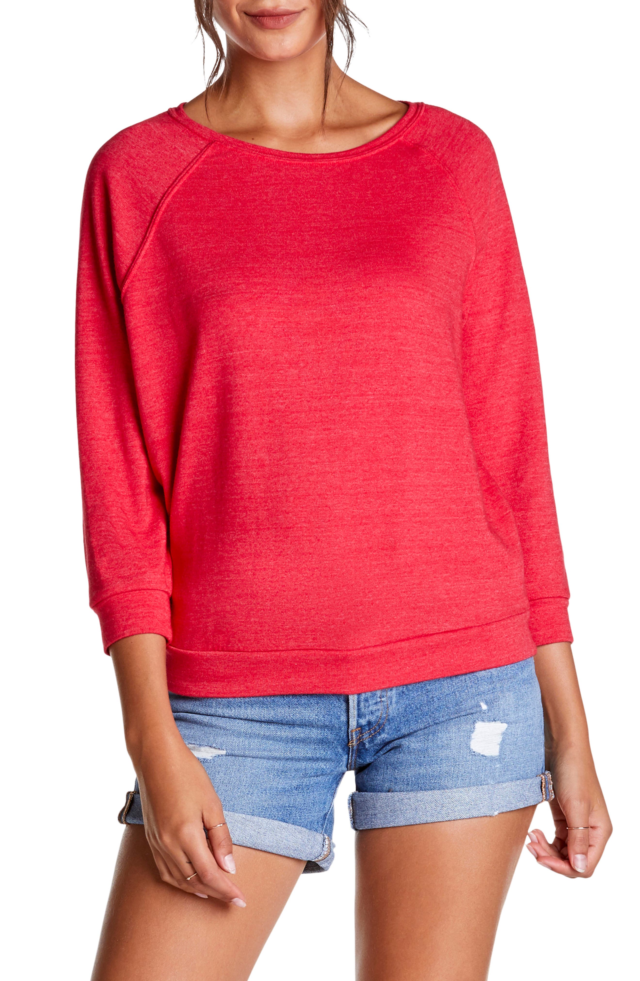 Michael Stars Tops MEGHAN BOATNECK PULLOVER TOP