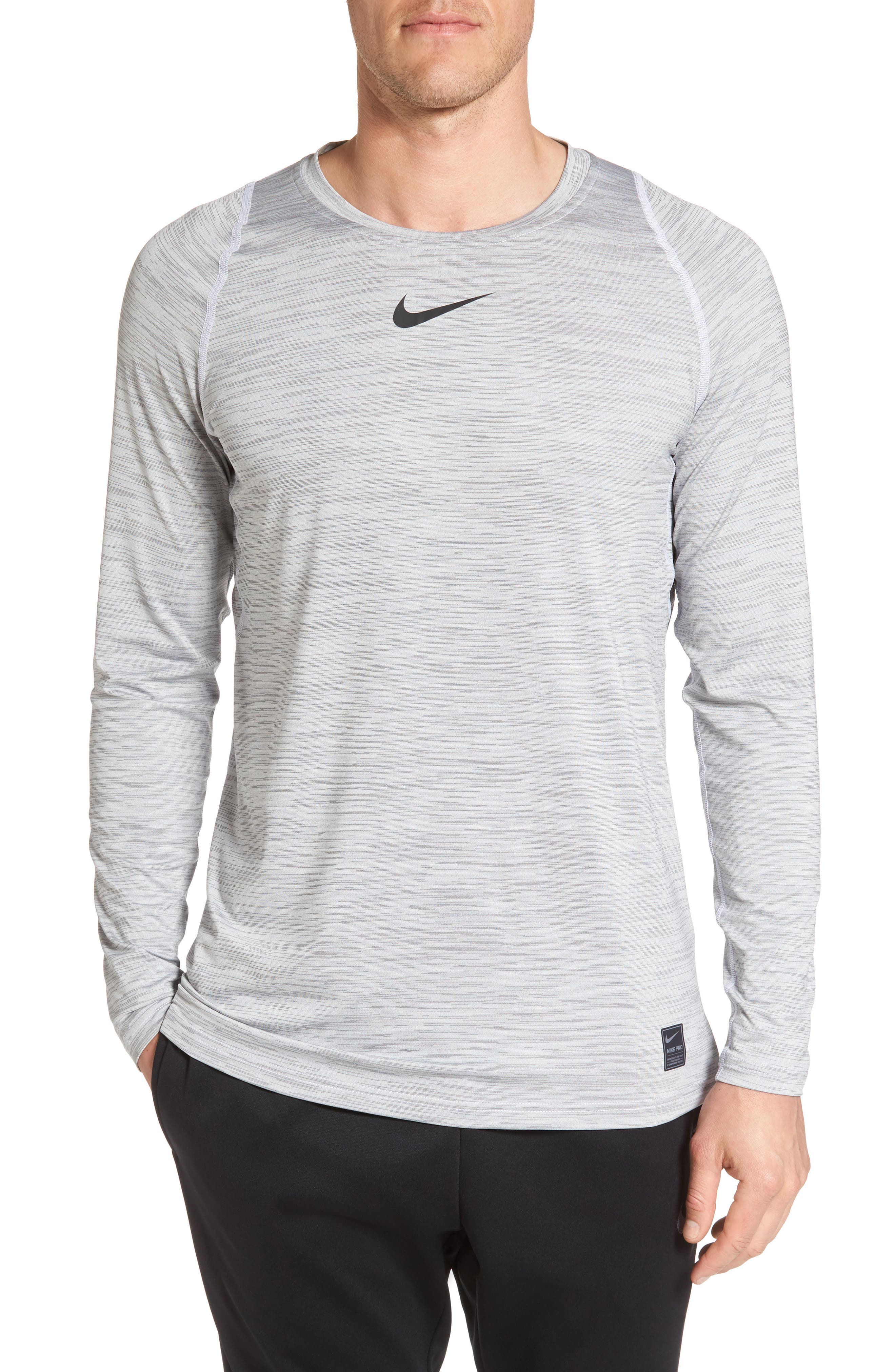 Nike Pro Long Sleeve T-Shirt, White