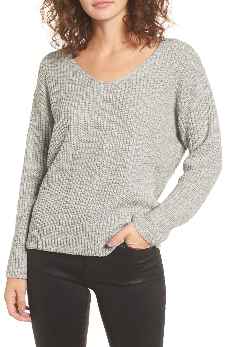 ASTR the Label Twist Back Sweater | Nordstrom