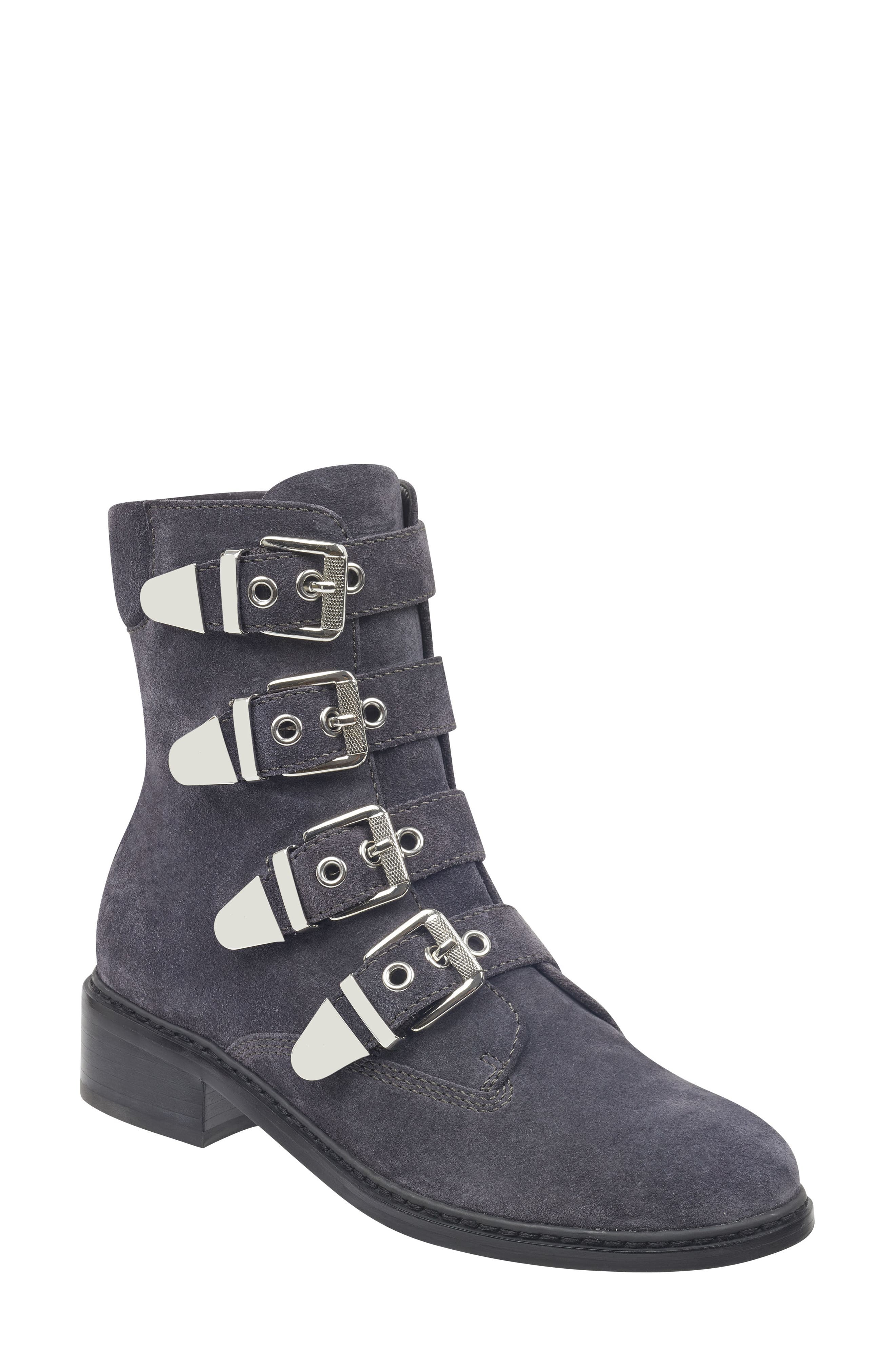 Marc Fisher Ltd Diante Buckle Bootie, Grey