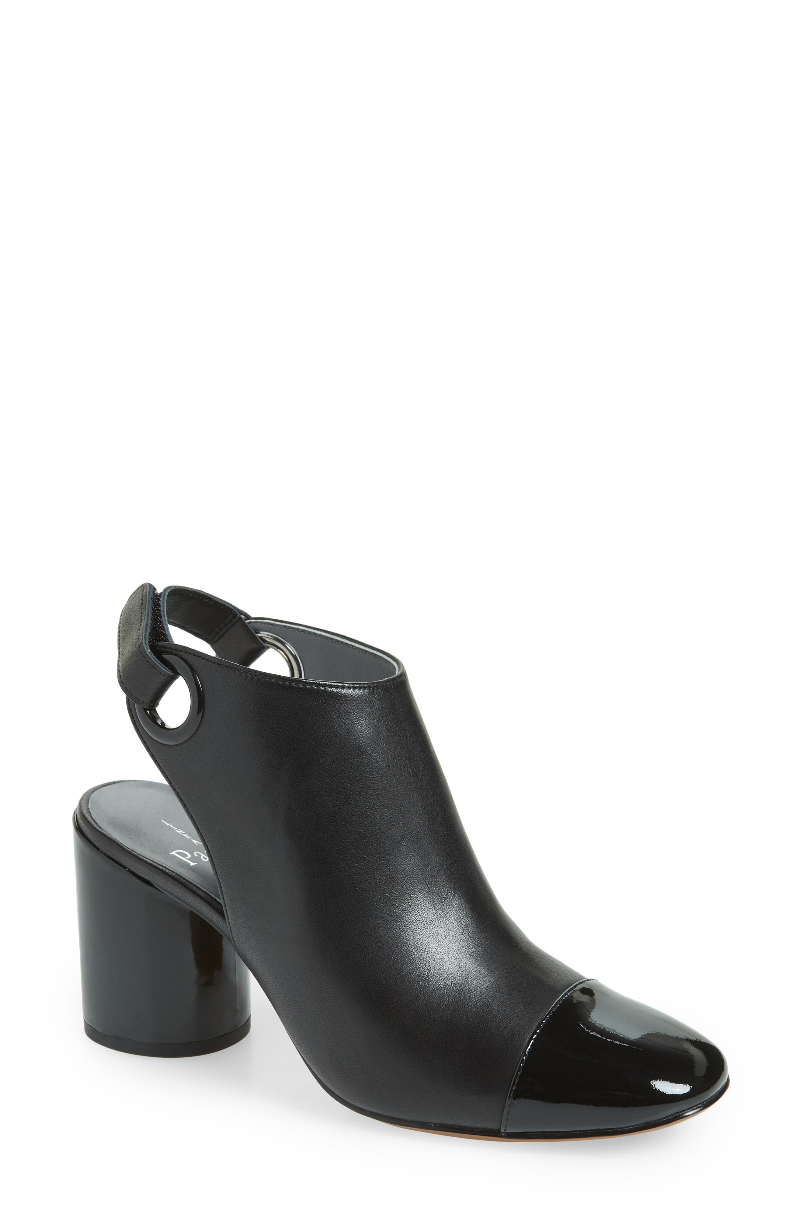 Linea Paolo Warwick Cap Toe Bootie, Black