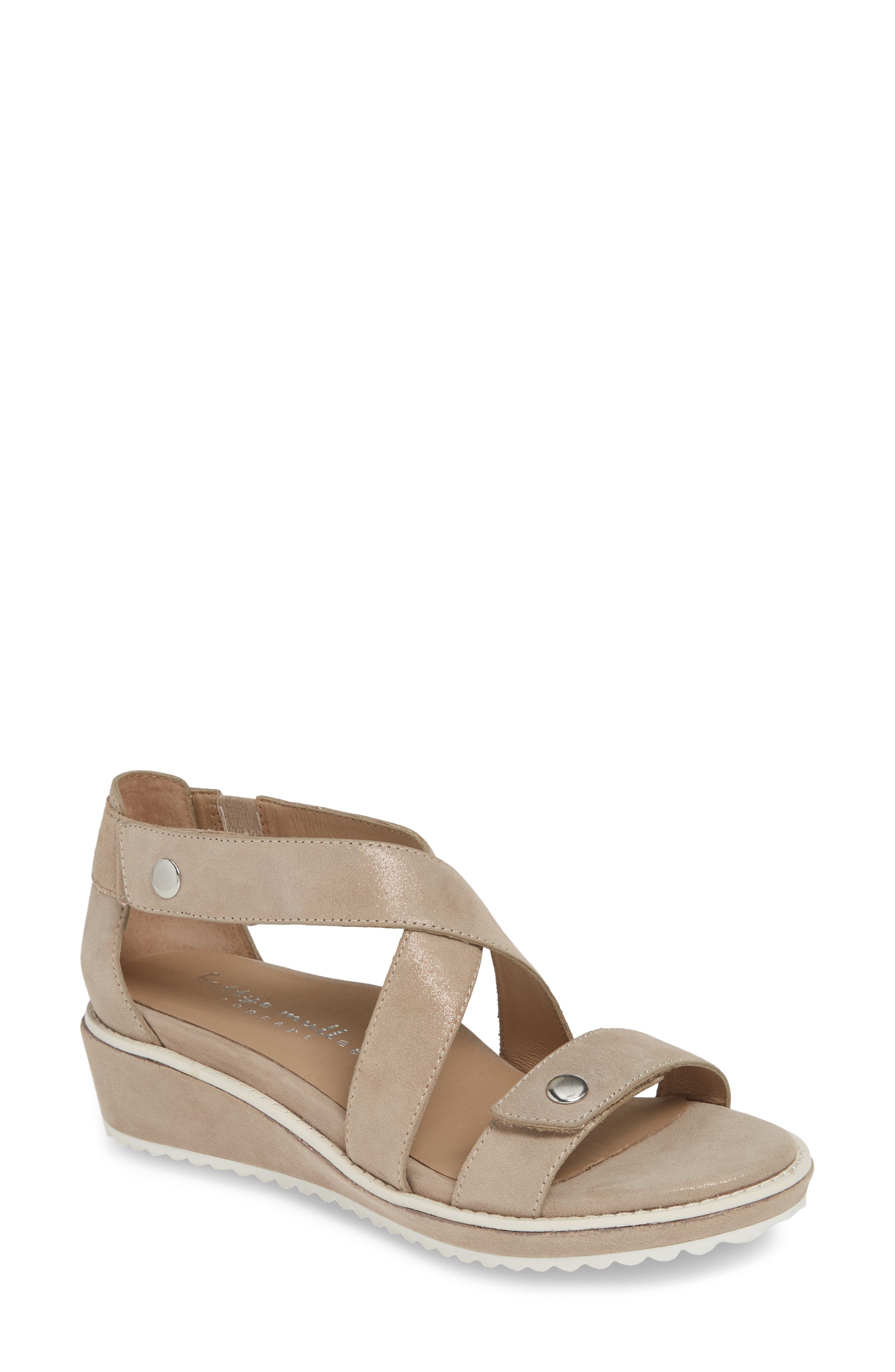 Bettye Muller Concepts Tobi Wedge Sandal, Beige