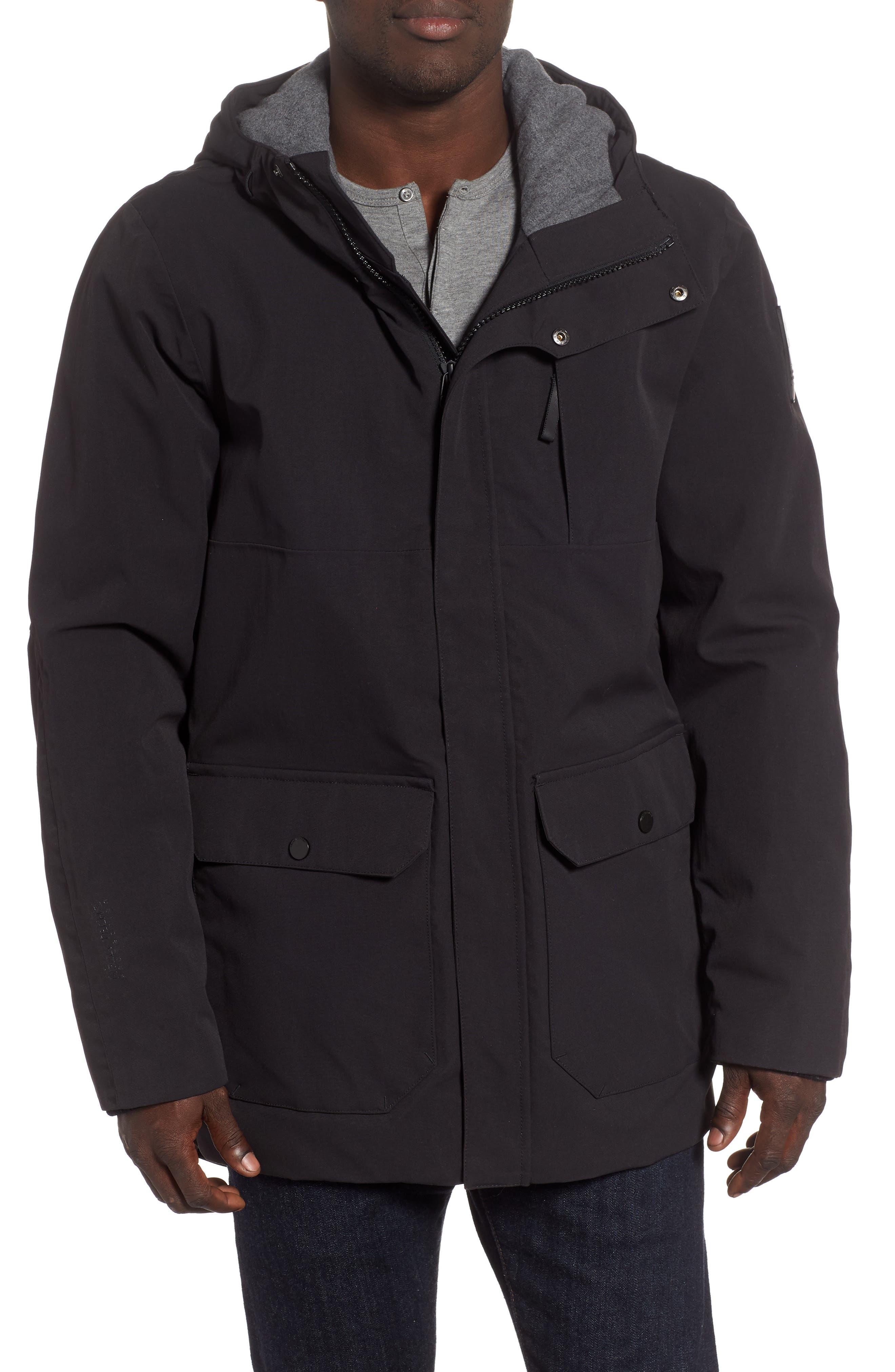 Helly Hansen Urban Windproof & Waterproof Primaloft Long Jacket, Black