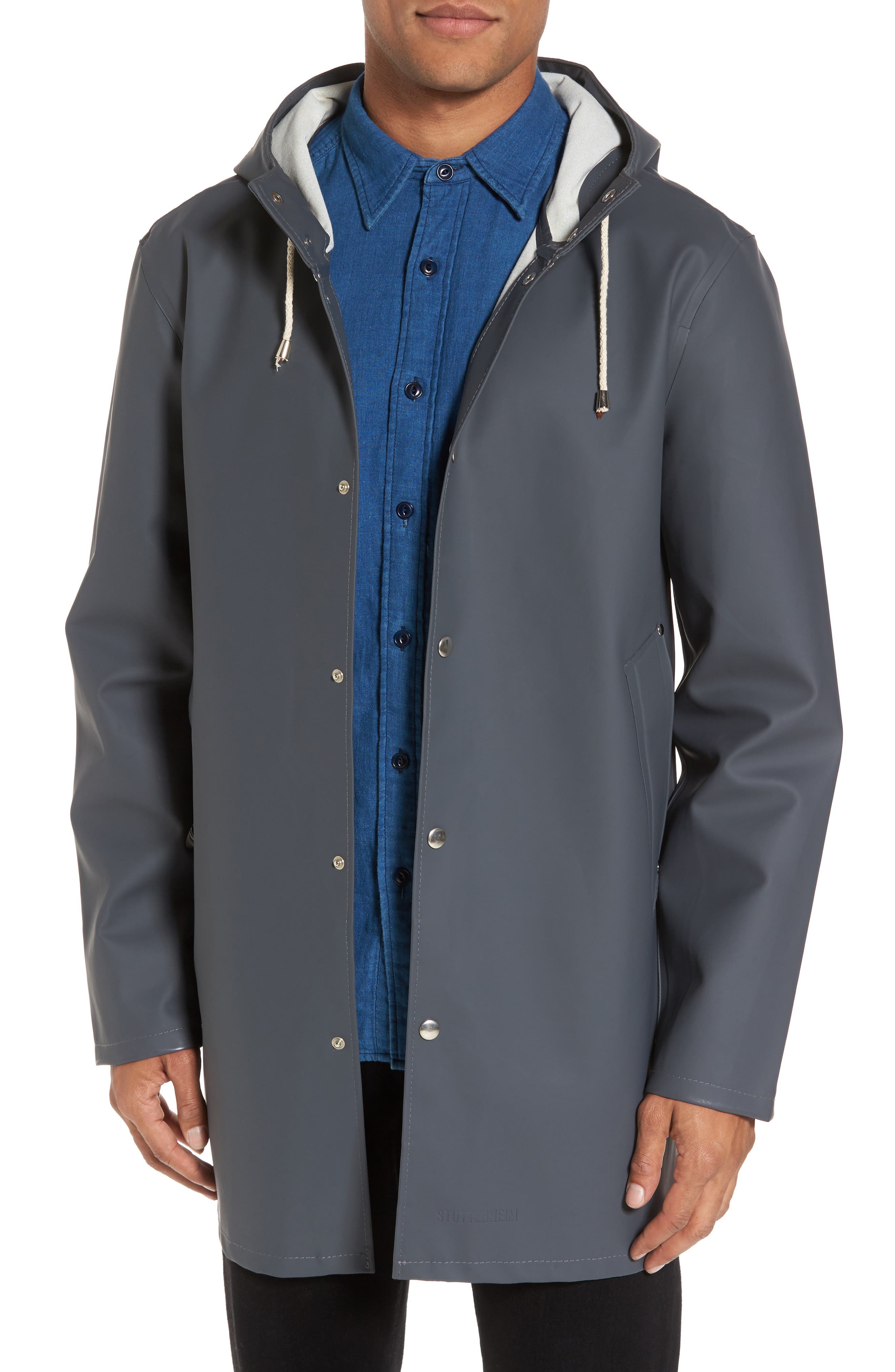 Stutterheim Stockholm Waterproof Hooded Raincoat Nordstrom