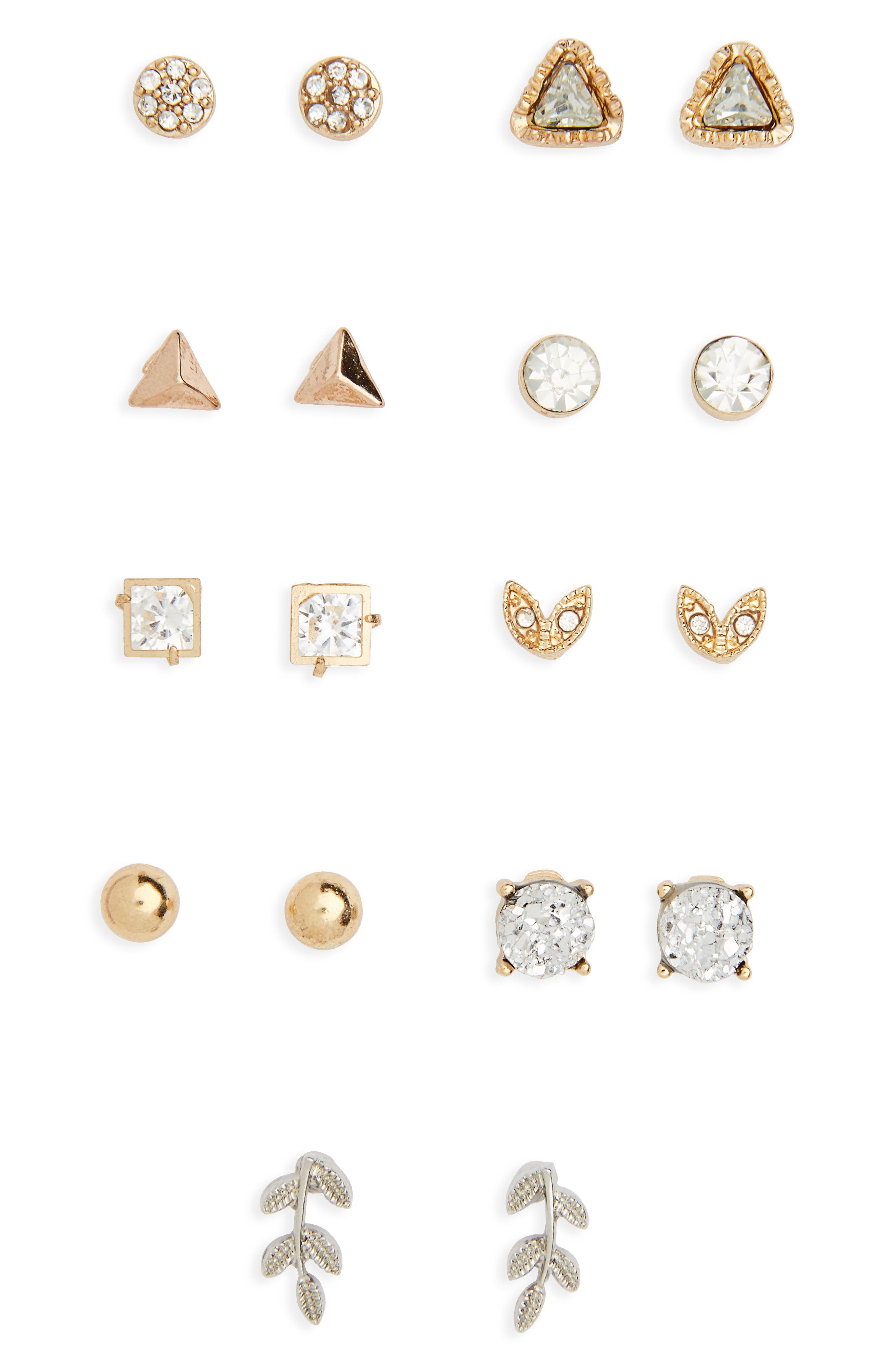 BP. 9Pack Stud Earrings Nordstrom
