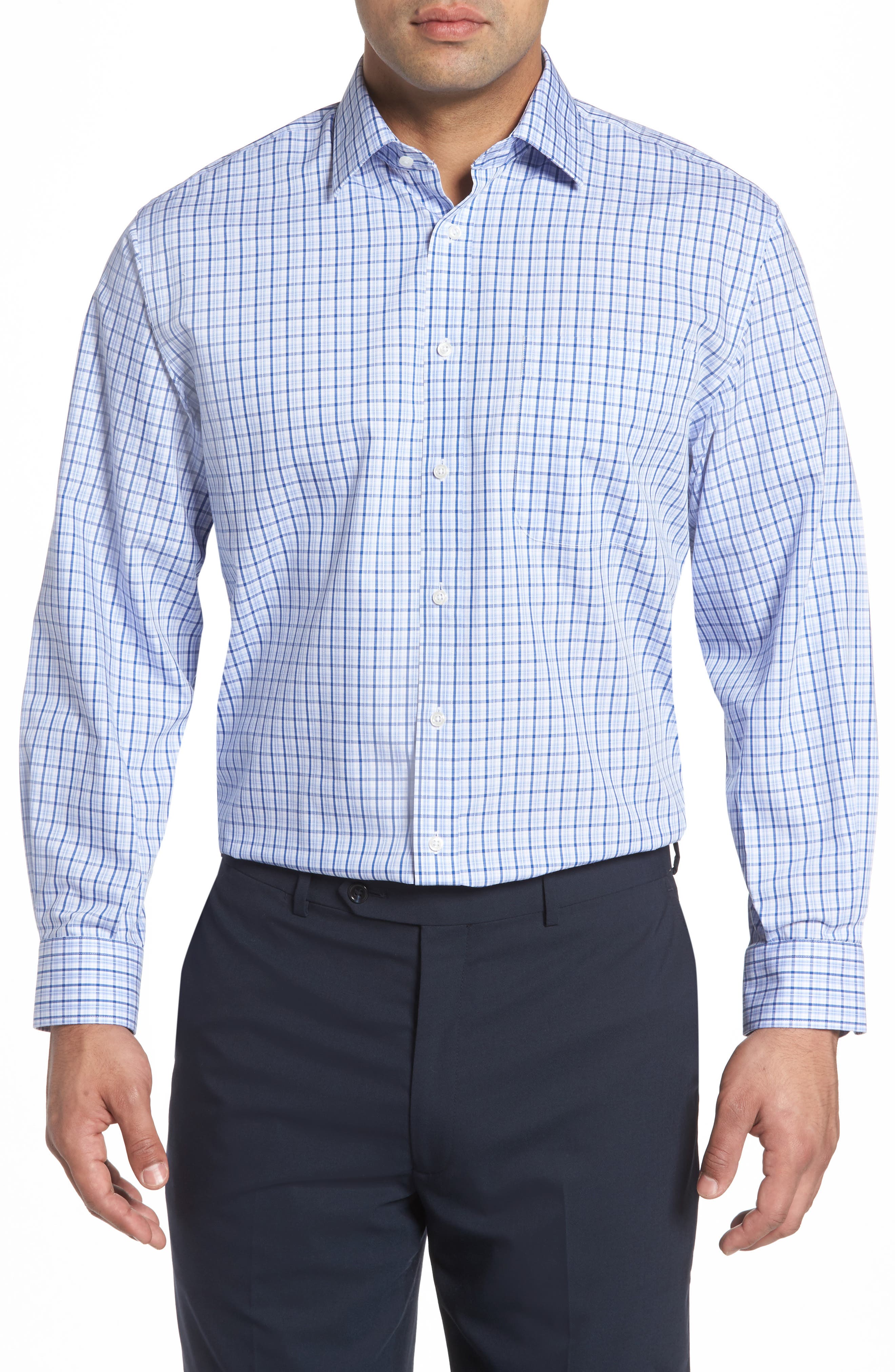 Nordstrom Men's Shop Smartcare™ Classic Fit Plaid Dress Shirt Nordstrom