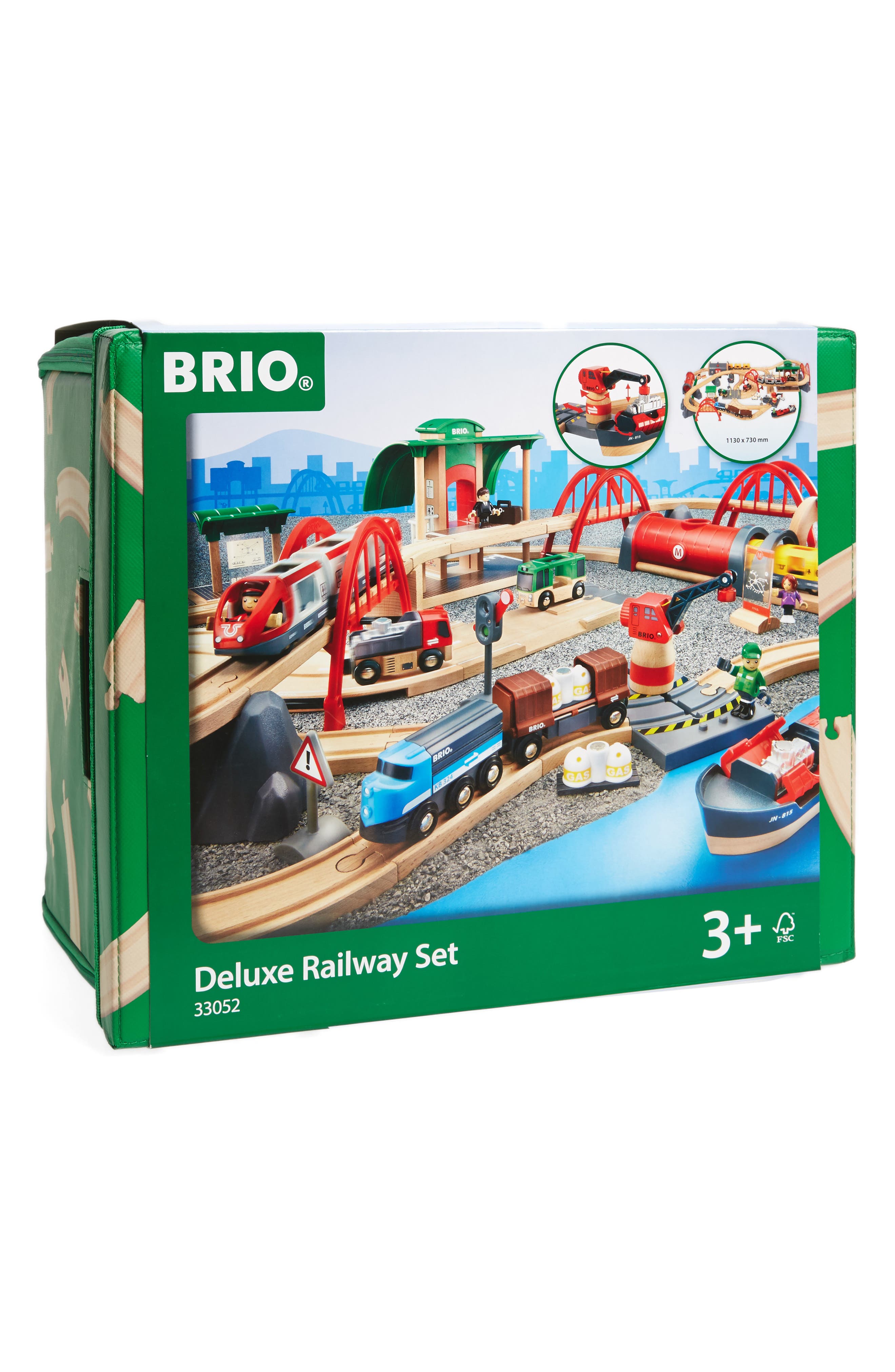 brio deluxe railway set 33052