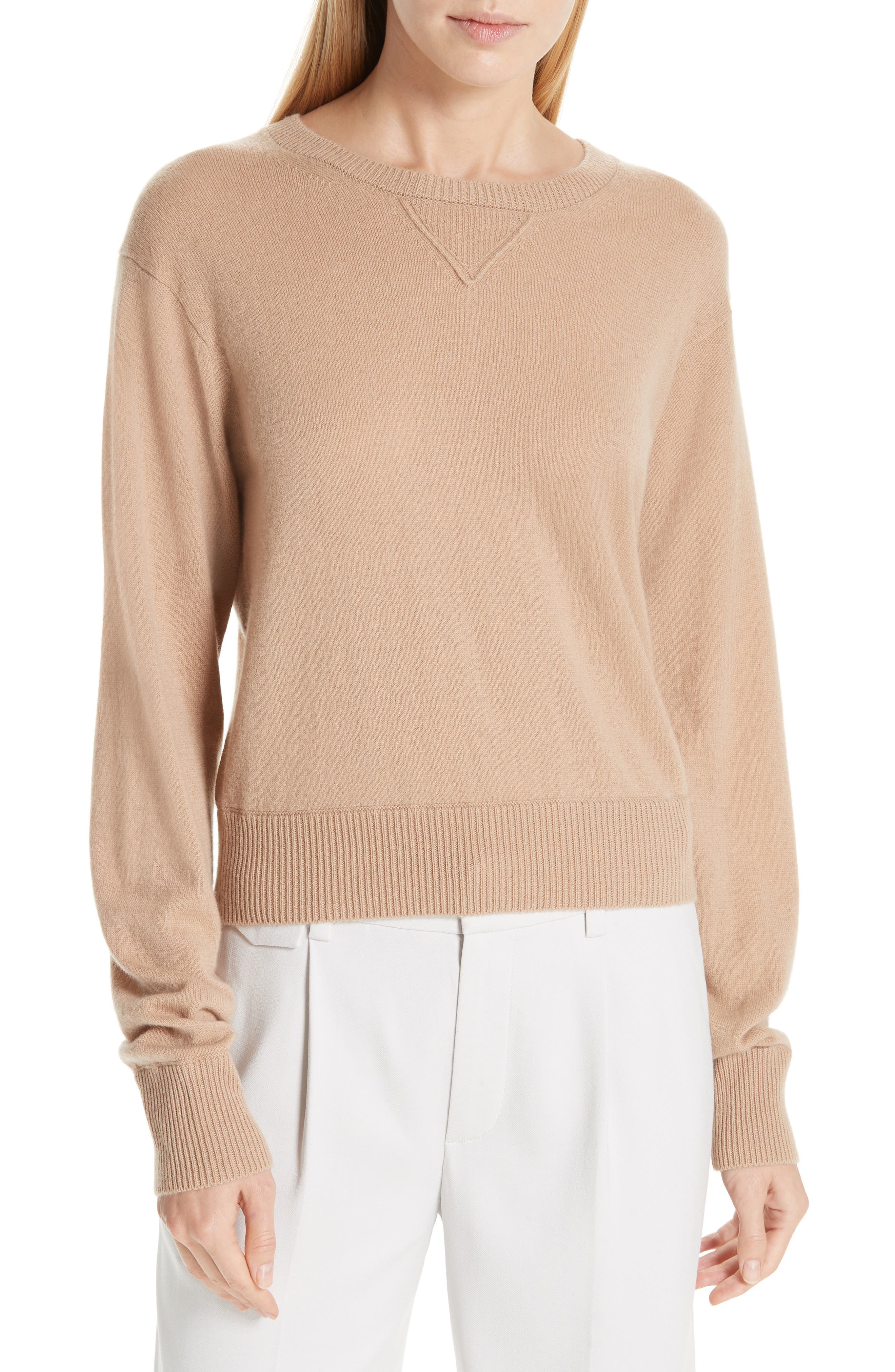 Vince Wool & Cashmere Sweater, Brown