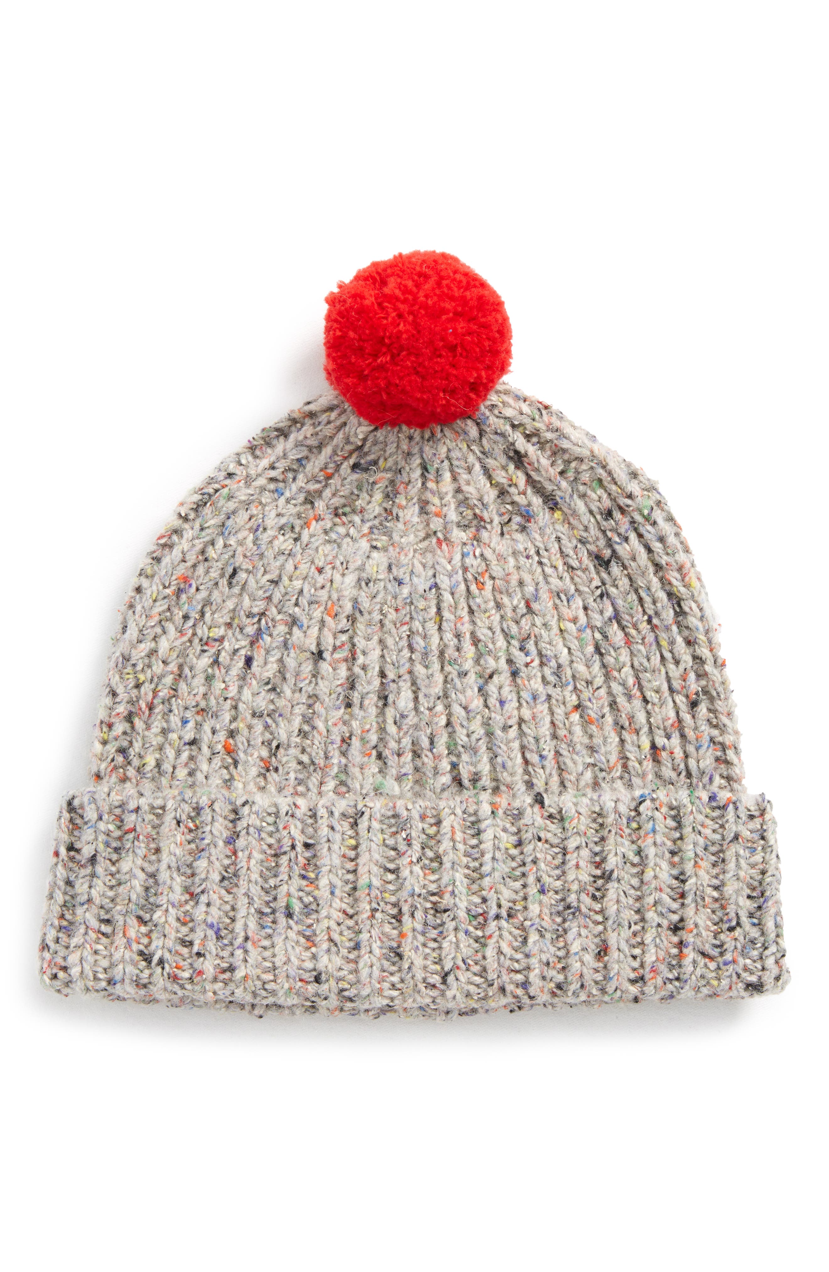 Madewell Ribbed Pompom Beanie Nordstrom