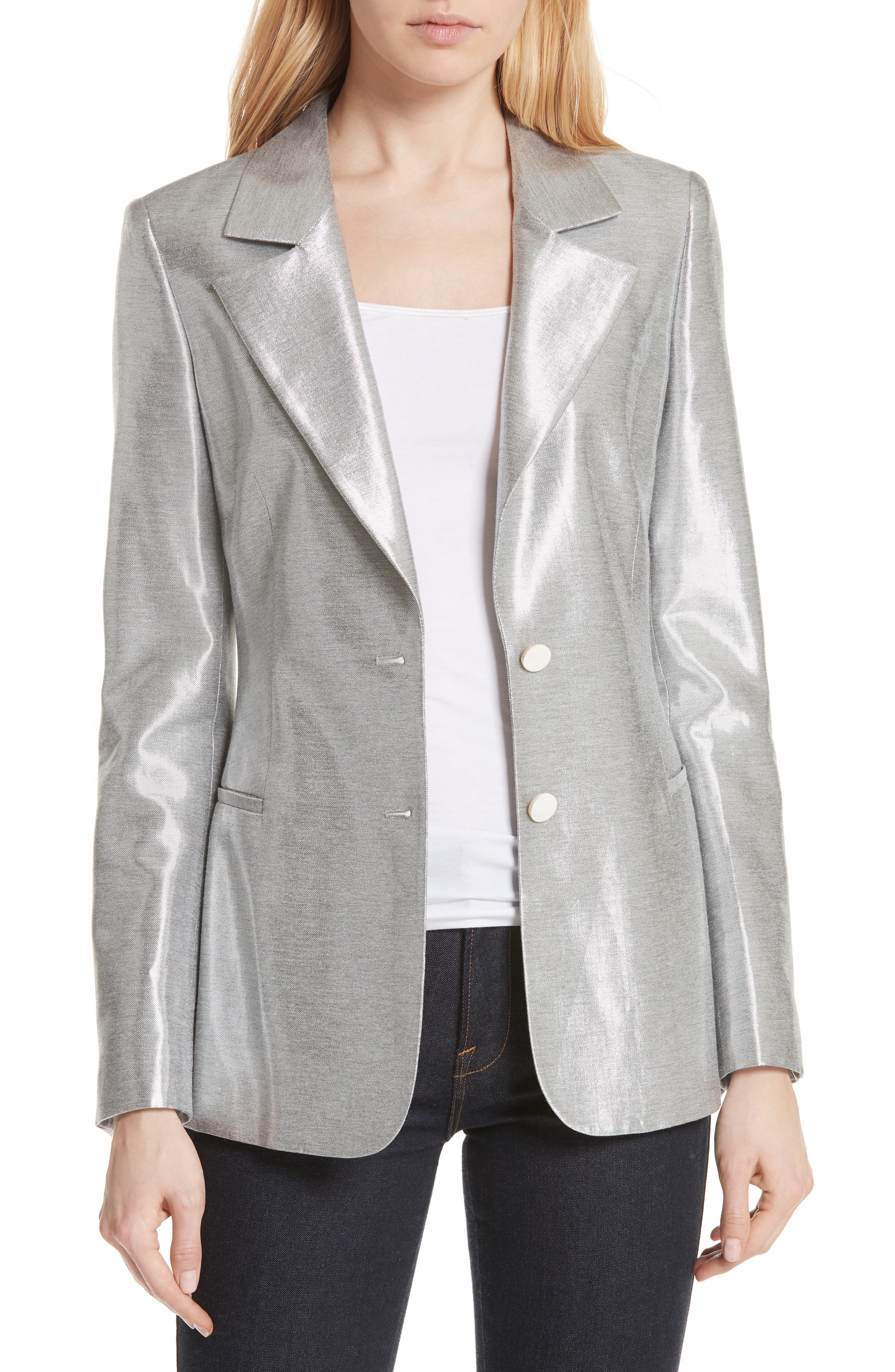 DVF Metallic Blazer | Nordstrom