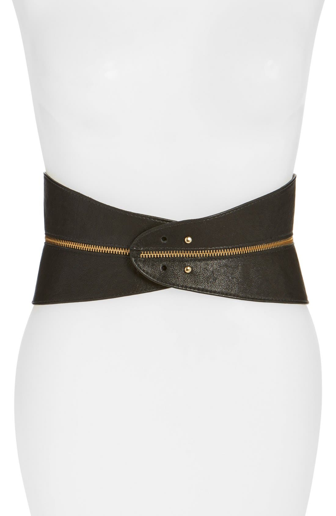 Raina Leather Corset Belt