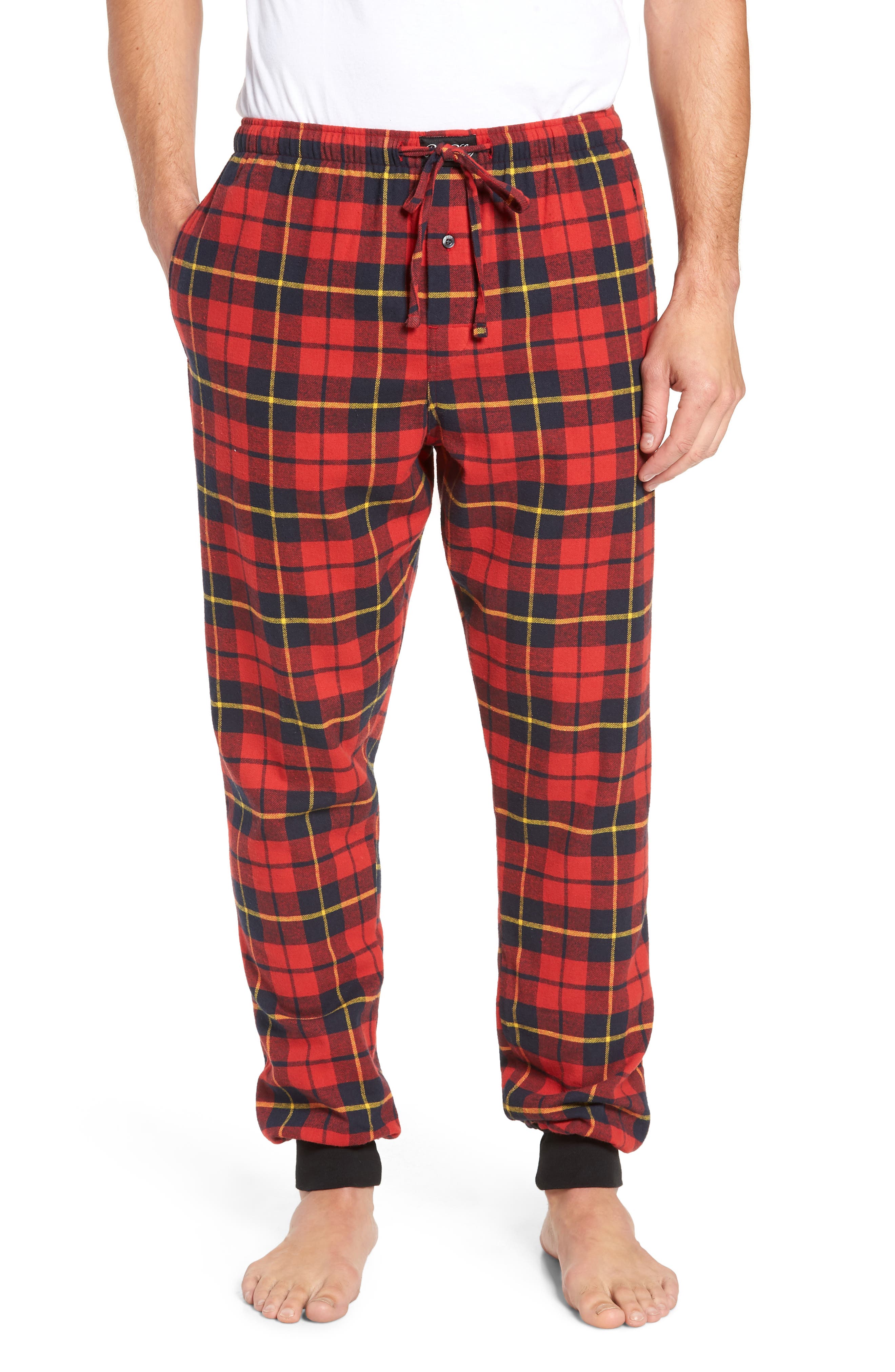 Polo Ralph Lauren Flannel Cotton Jogger Pajama Pants, Red