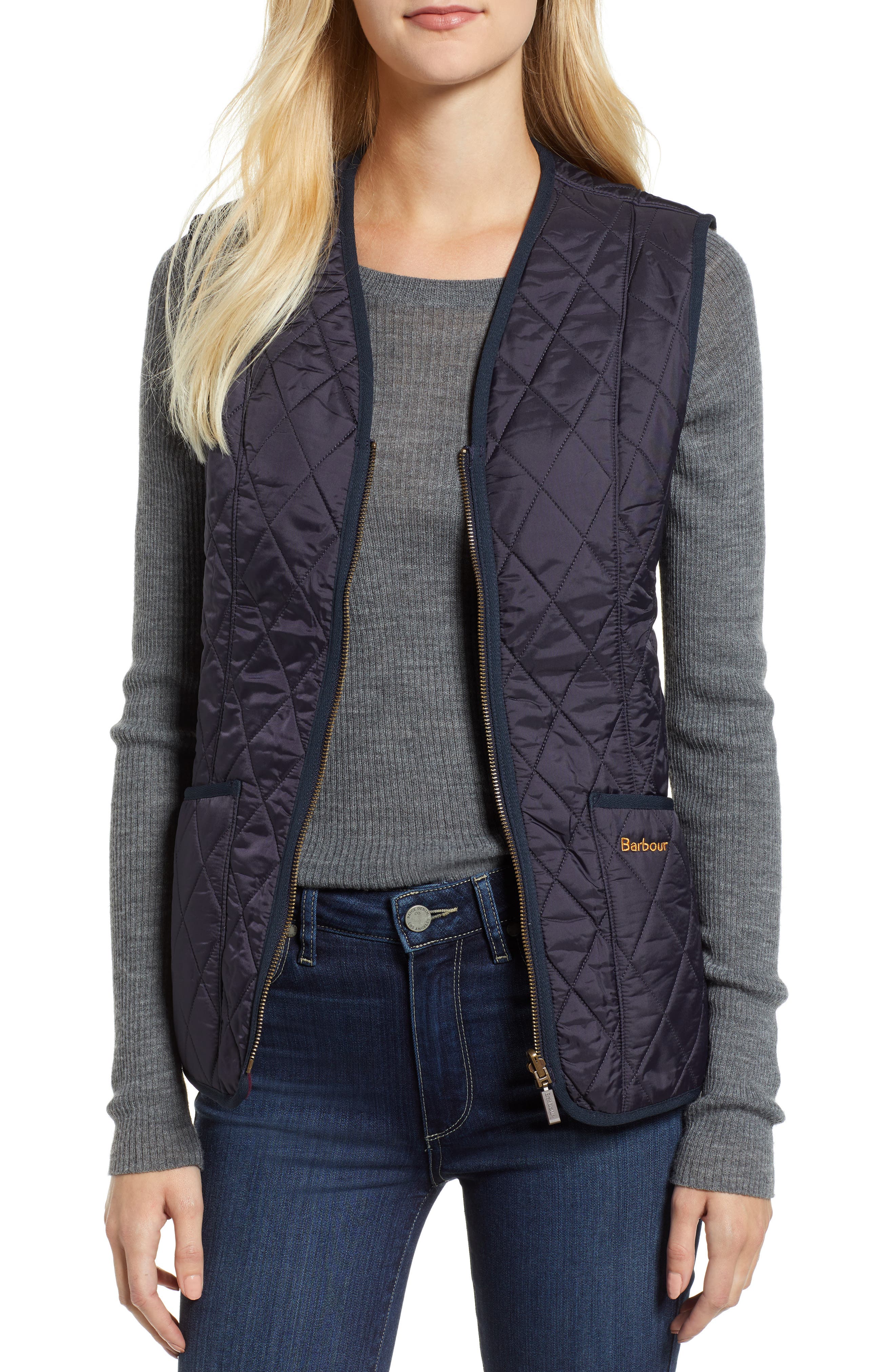 Barbour Betty Quilted Vest, US / 20 UK - Blue