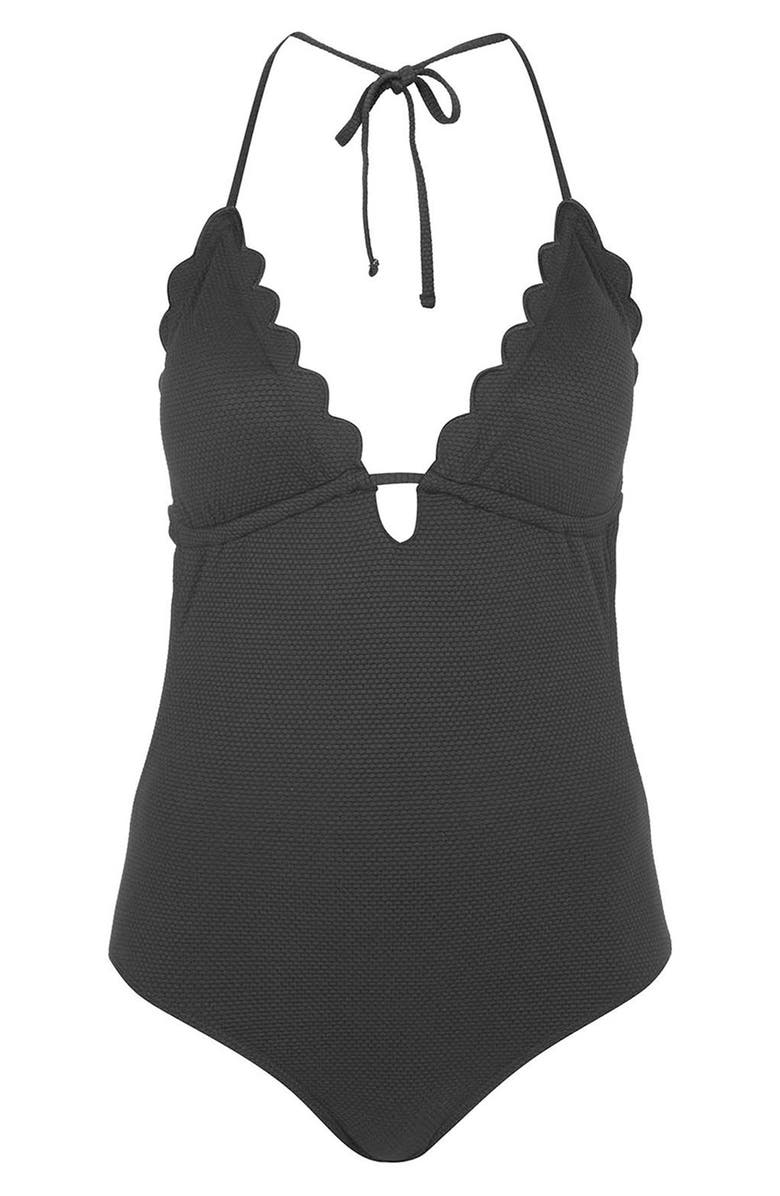 Topshop Scalloped One Piece Swimsuit | Nordstrom