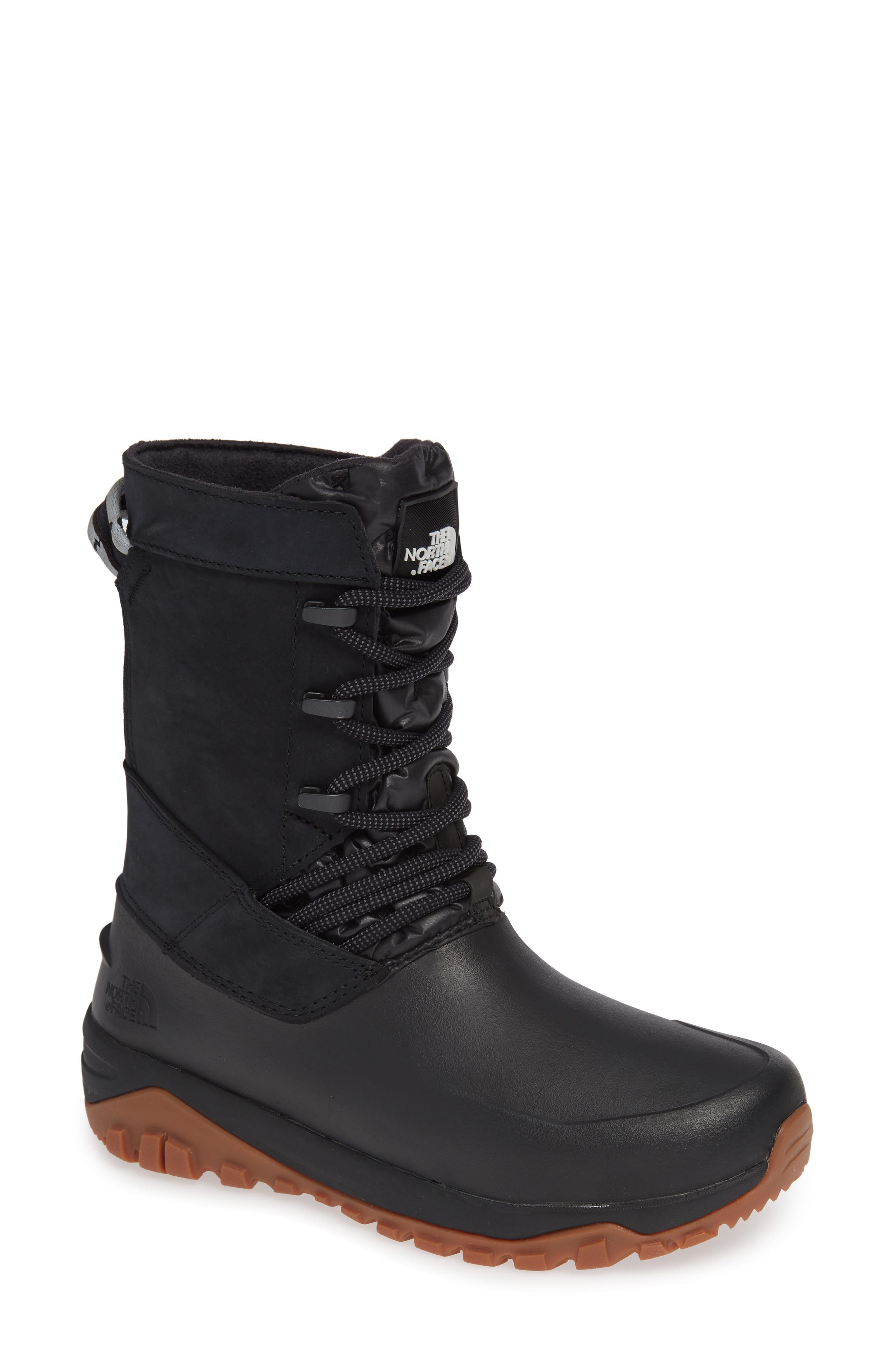 The North Face Yukiona Waterproof Winter Boot, Black