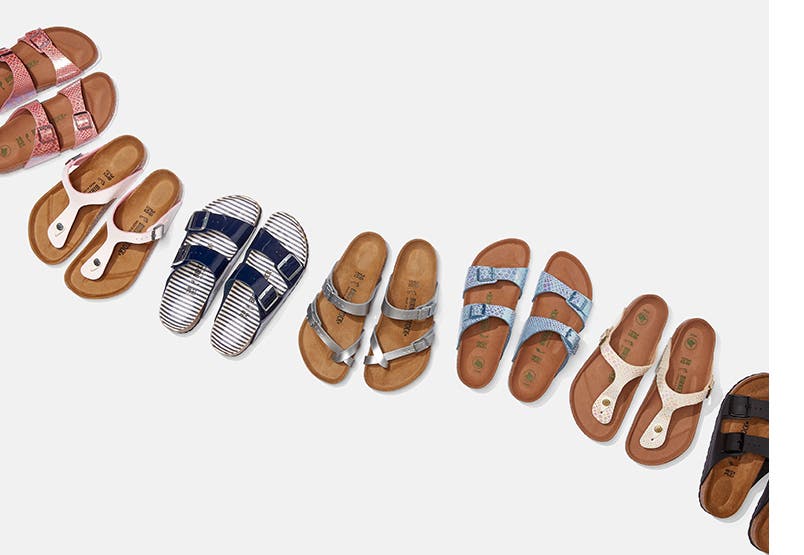 Sandals for women, men and kids.