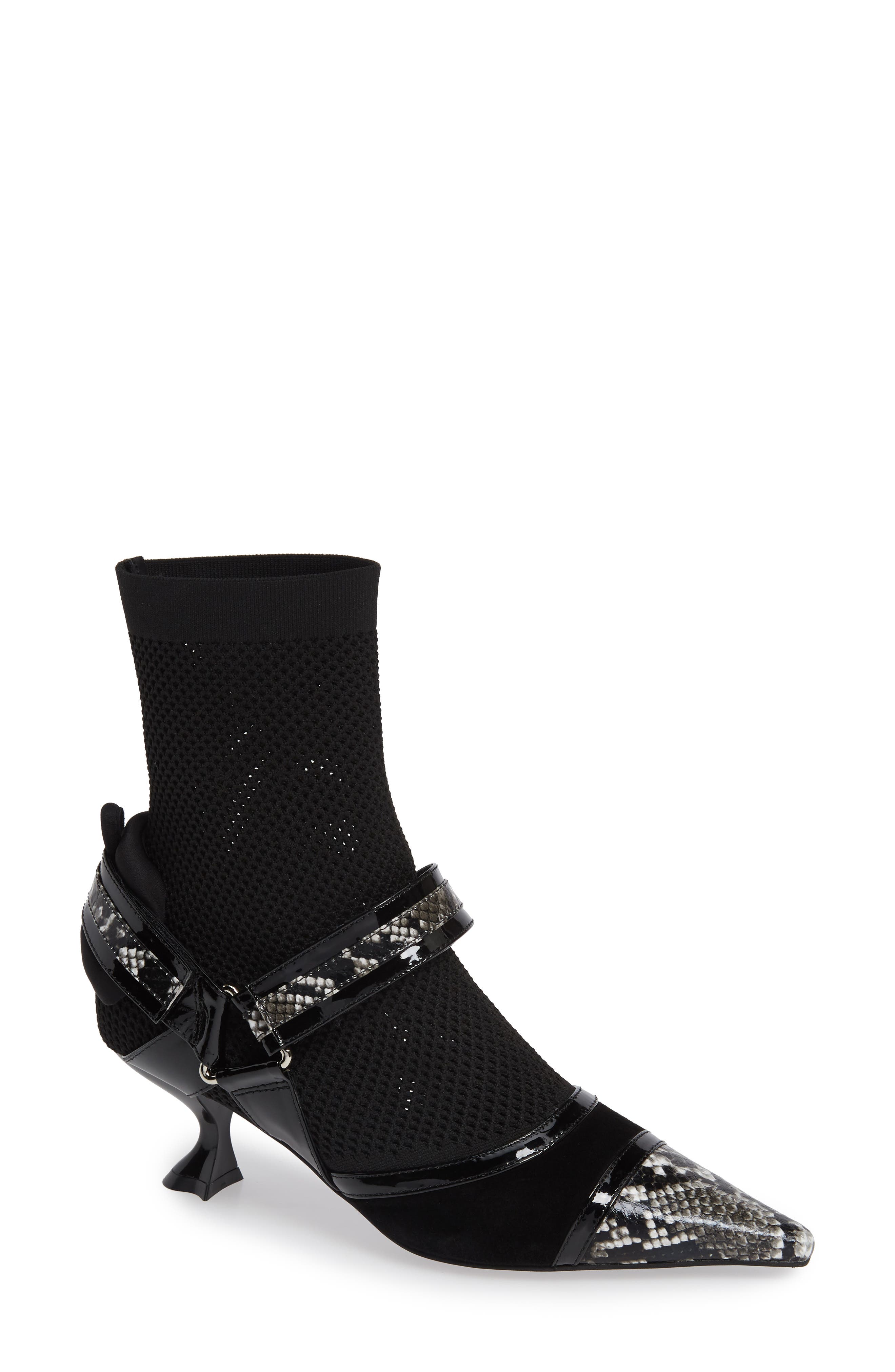 Jeffrey Campbell Abate Fishnet Bootie