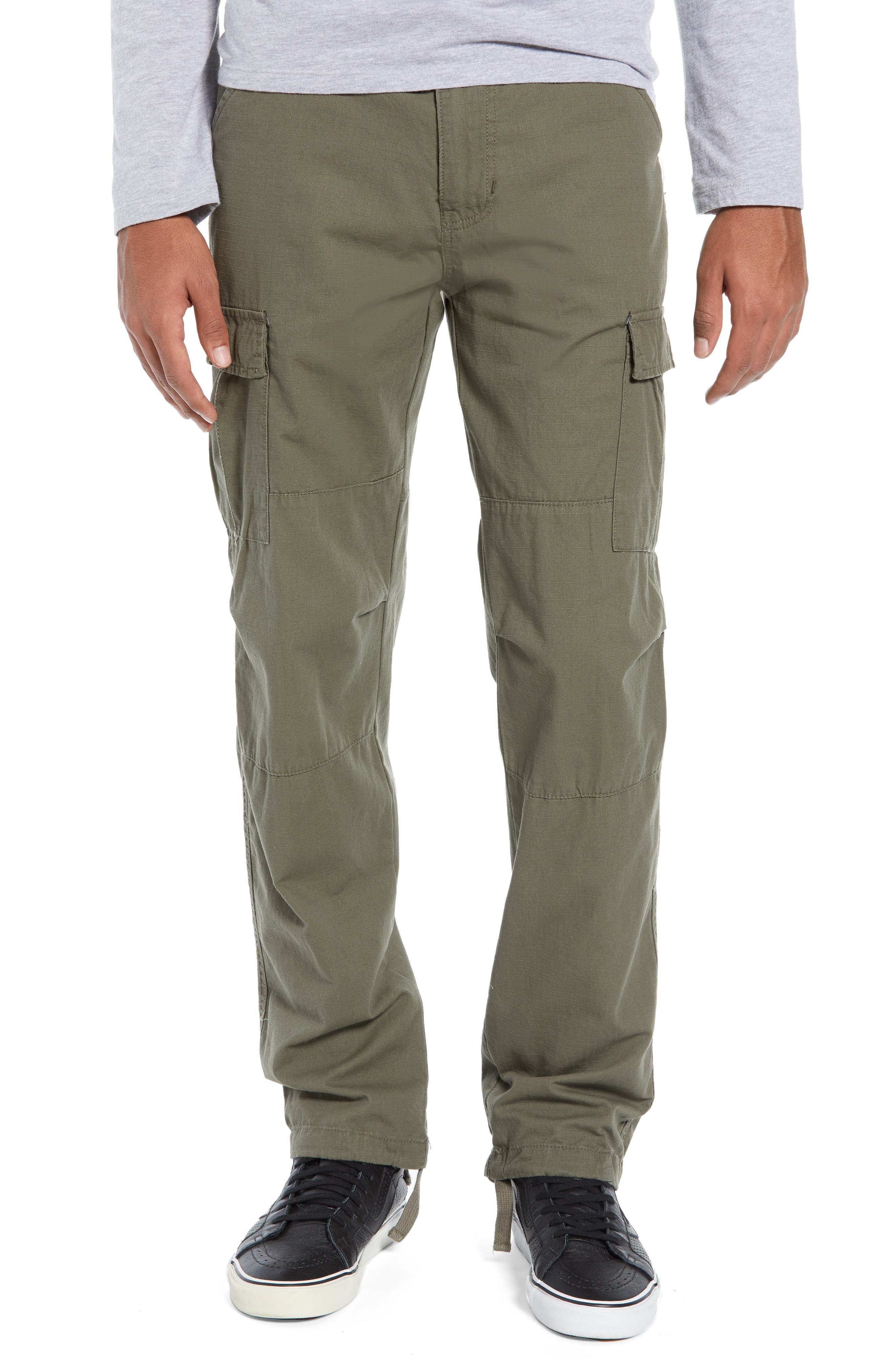 Lira Clothing Geneir Slim Fit Cargo Pants, Green