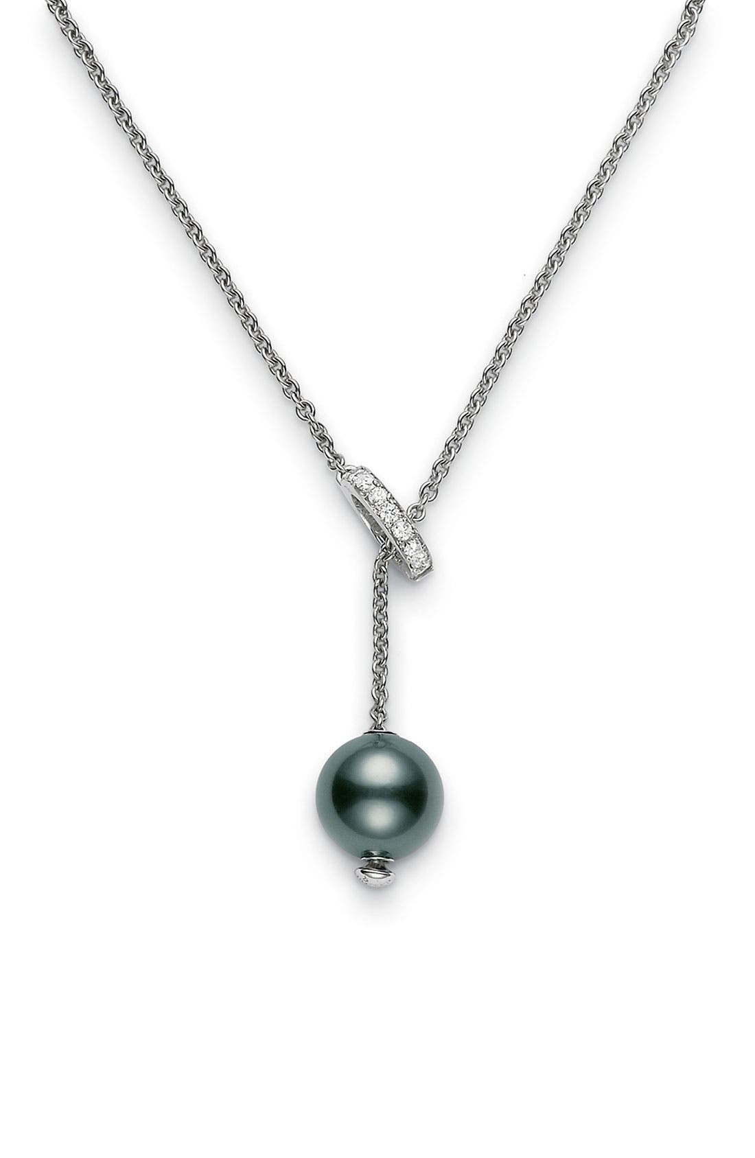Mikimoto 'Pearls in Motion' Black South Sea Cultured Pearl & Diamond