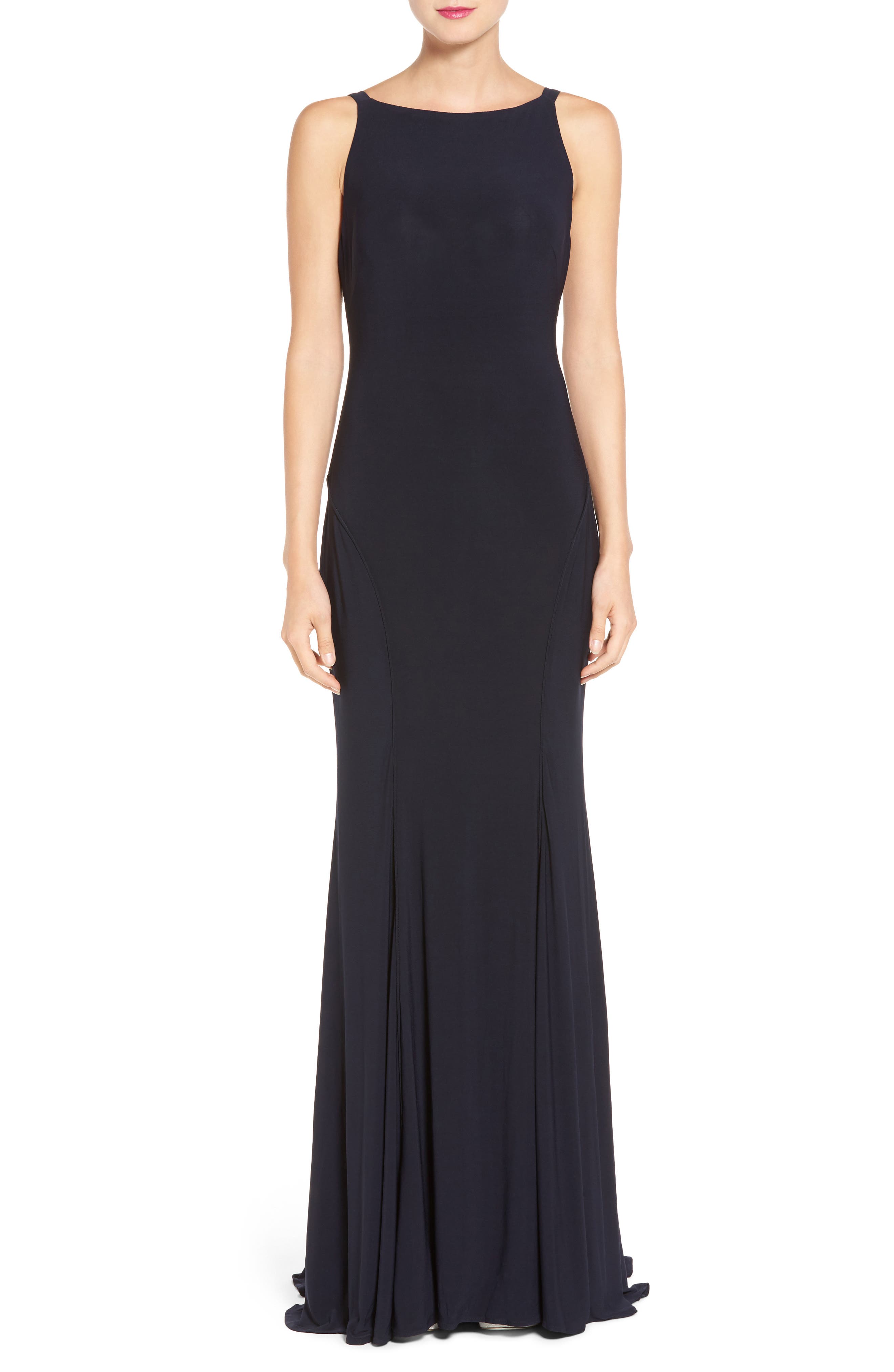 Ieena For MAC Duggal Jersey Gown