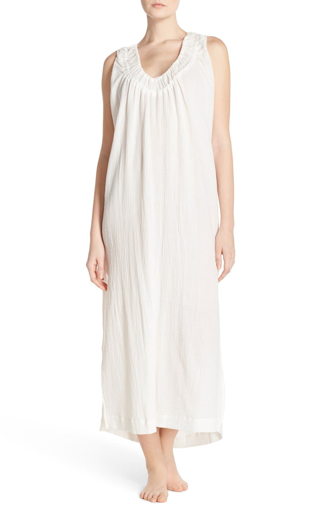 skin 'Mackenzie' Cotton Gauze Nightgown Nordstrom