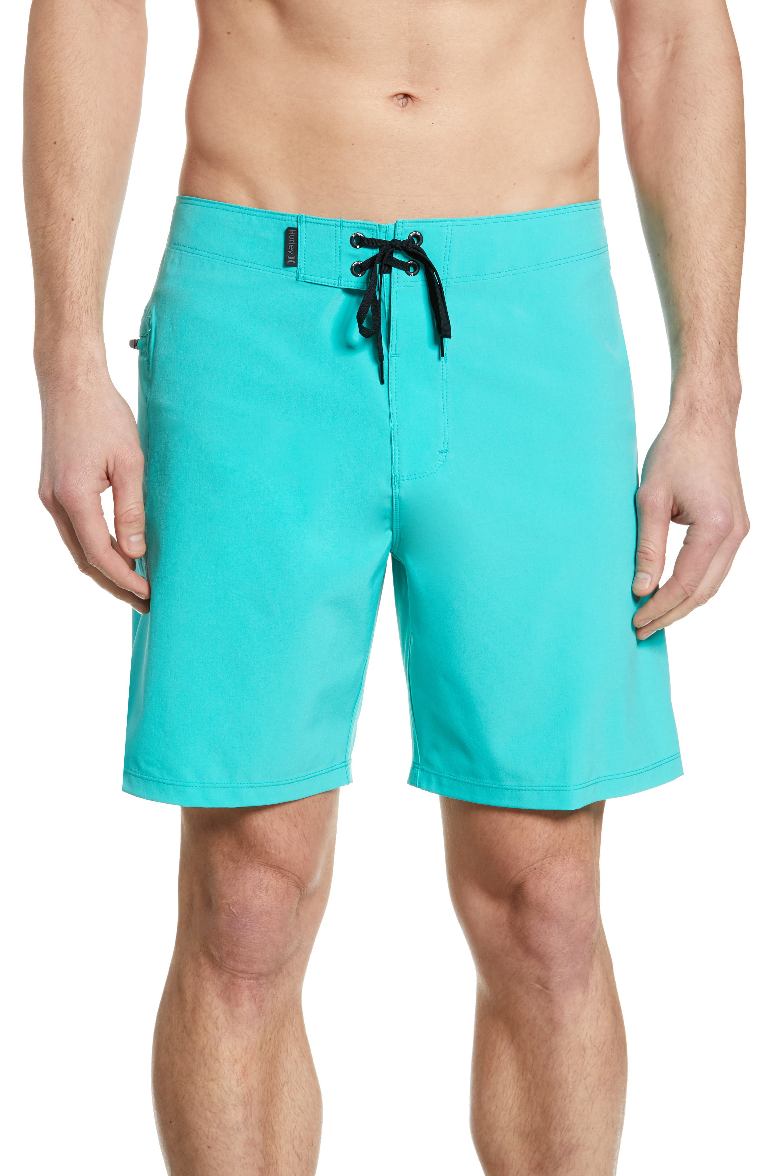 Hurley Phantom One & Only Board Shorts, Blue/green