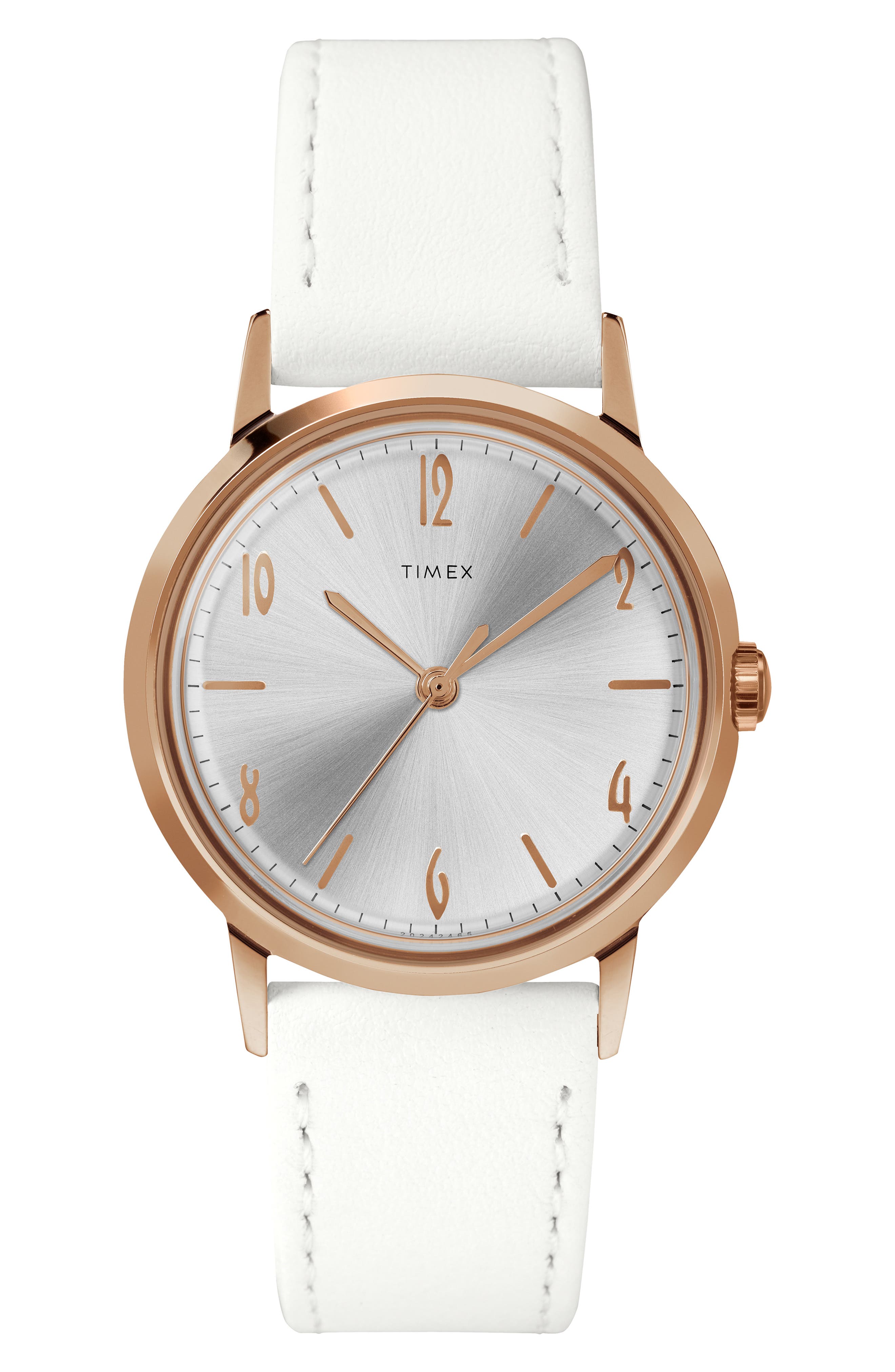 Timex Marlin Leather Strap Watch,