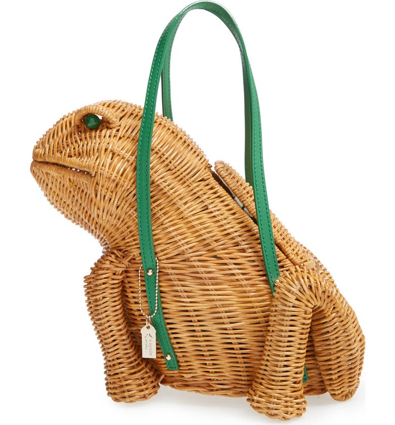Kate Spade New York Spring Forward Wicker Frog Handbag Nordstrom Kate Spade New York Spring Forward Wicker Frog Handbag
