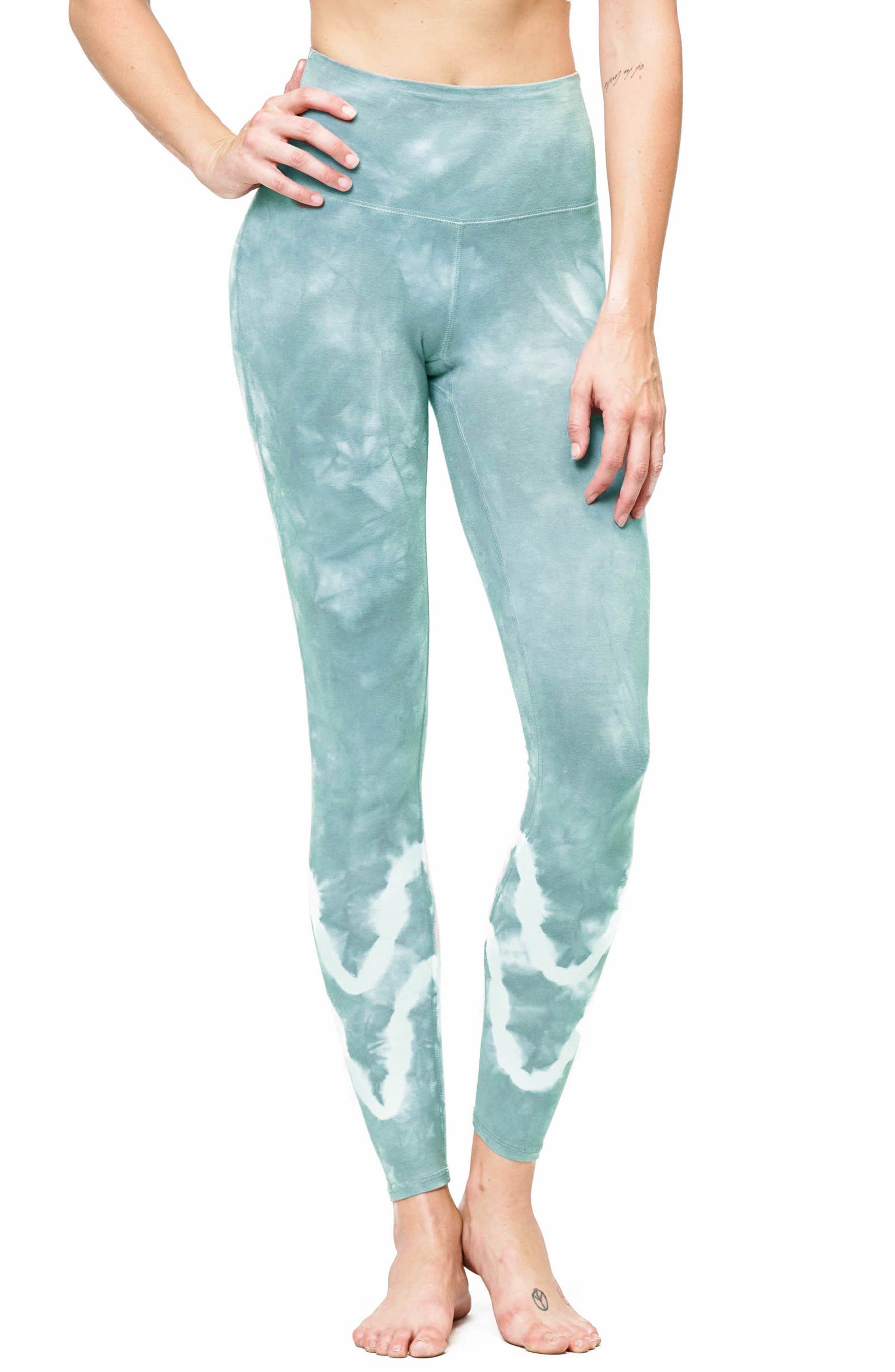 Electric & Rose Sunset Tie Dye Leggings