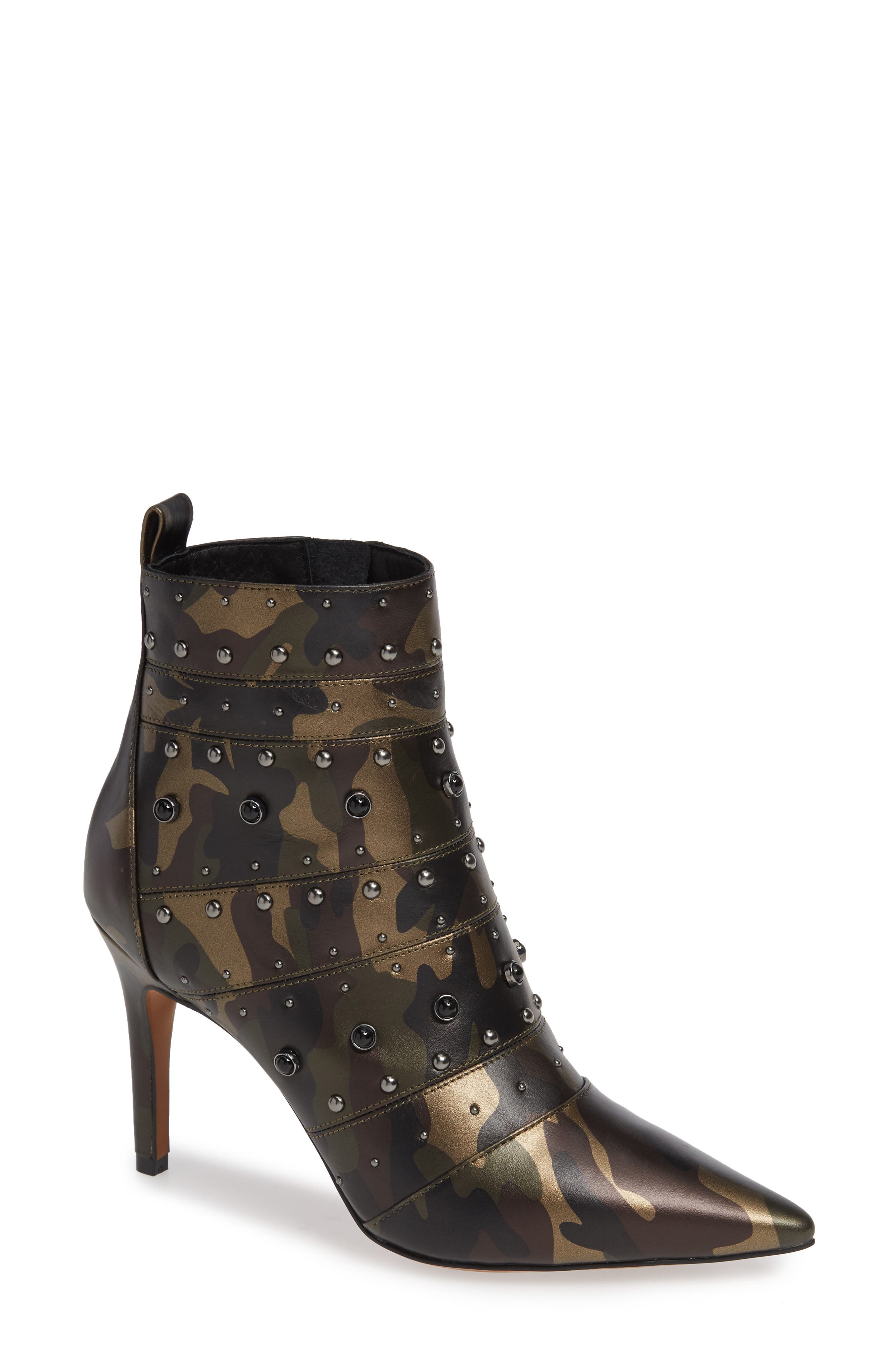Linea Paolo Nara Studded Bootie, Green