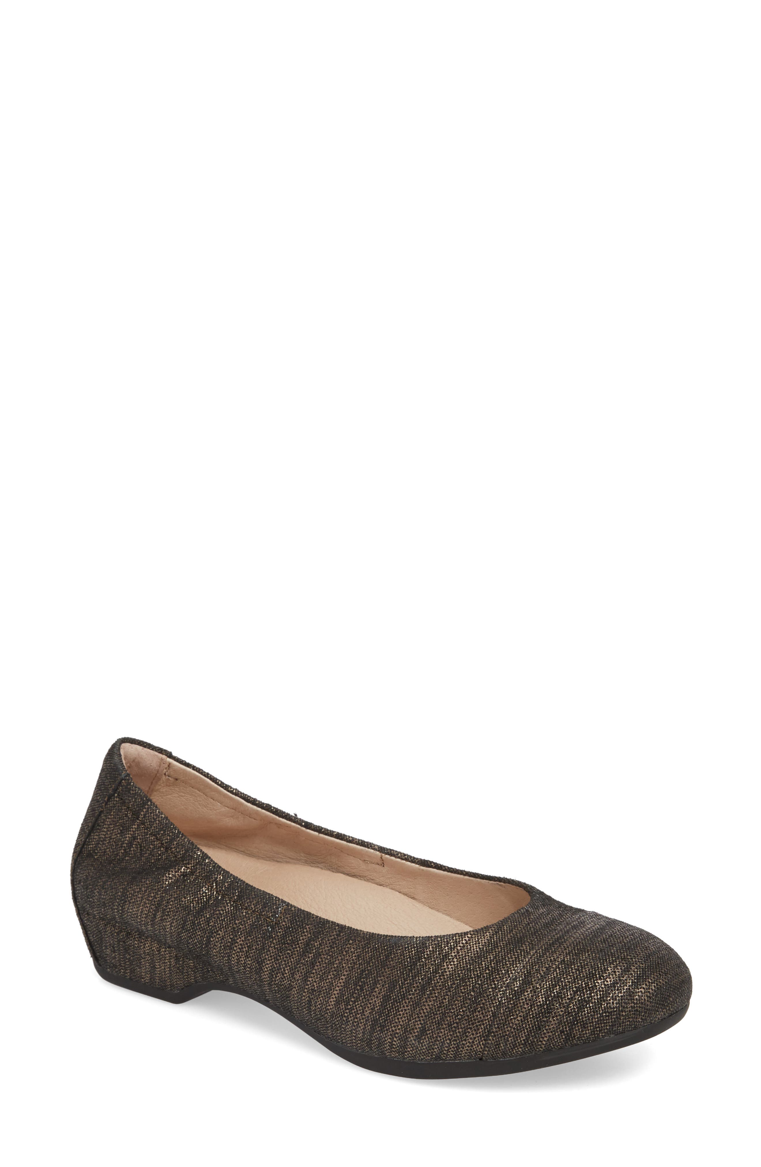 Dansko Lisanne Flat-6- Metallic