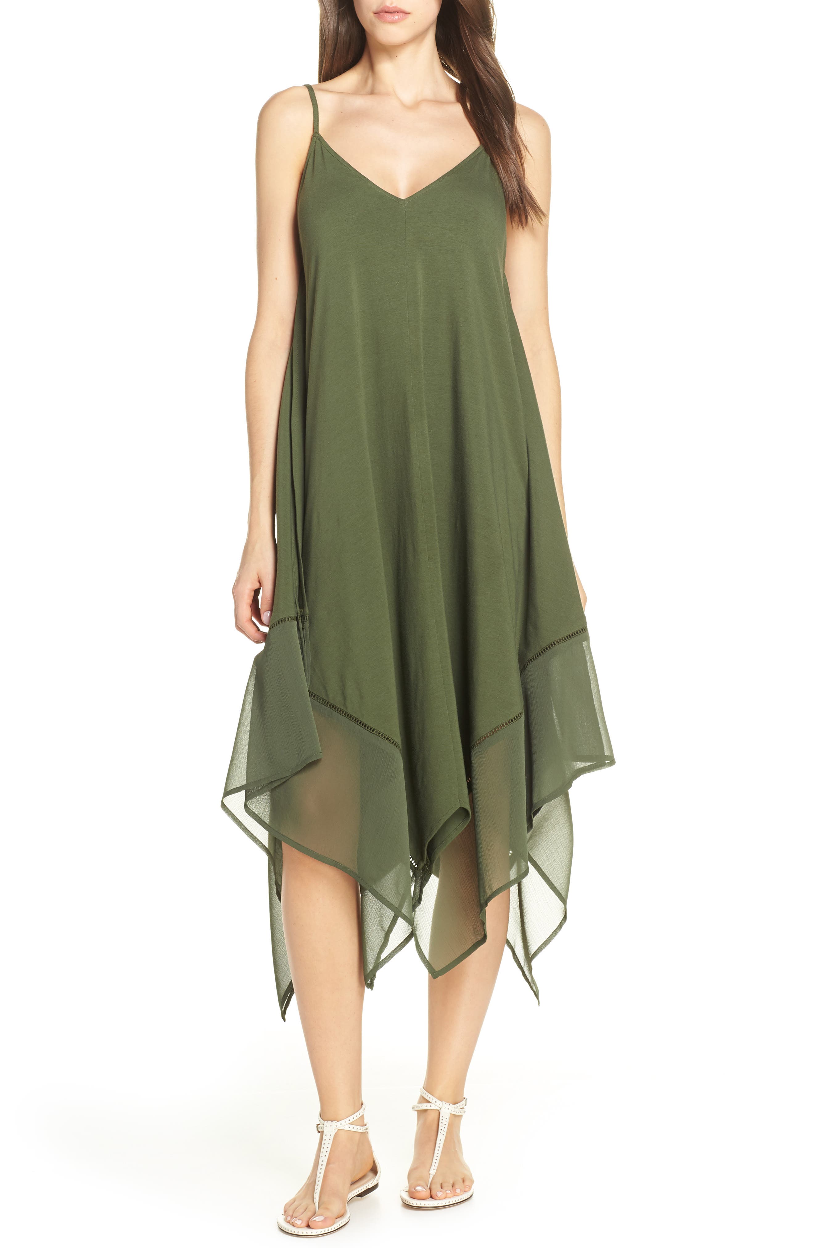 Tommy Bahama Cover-Up Scarf Dress, Green