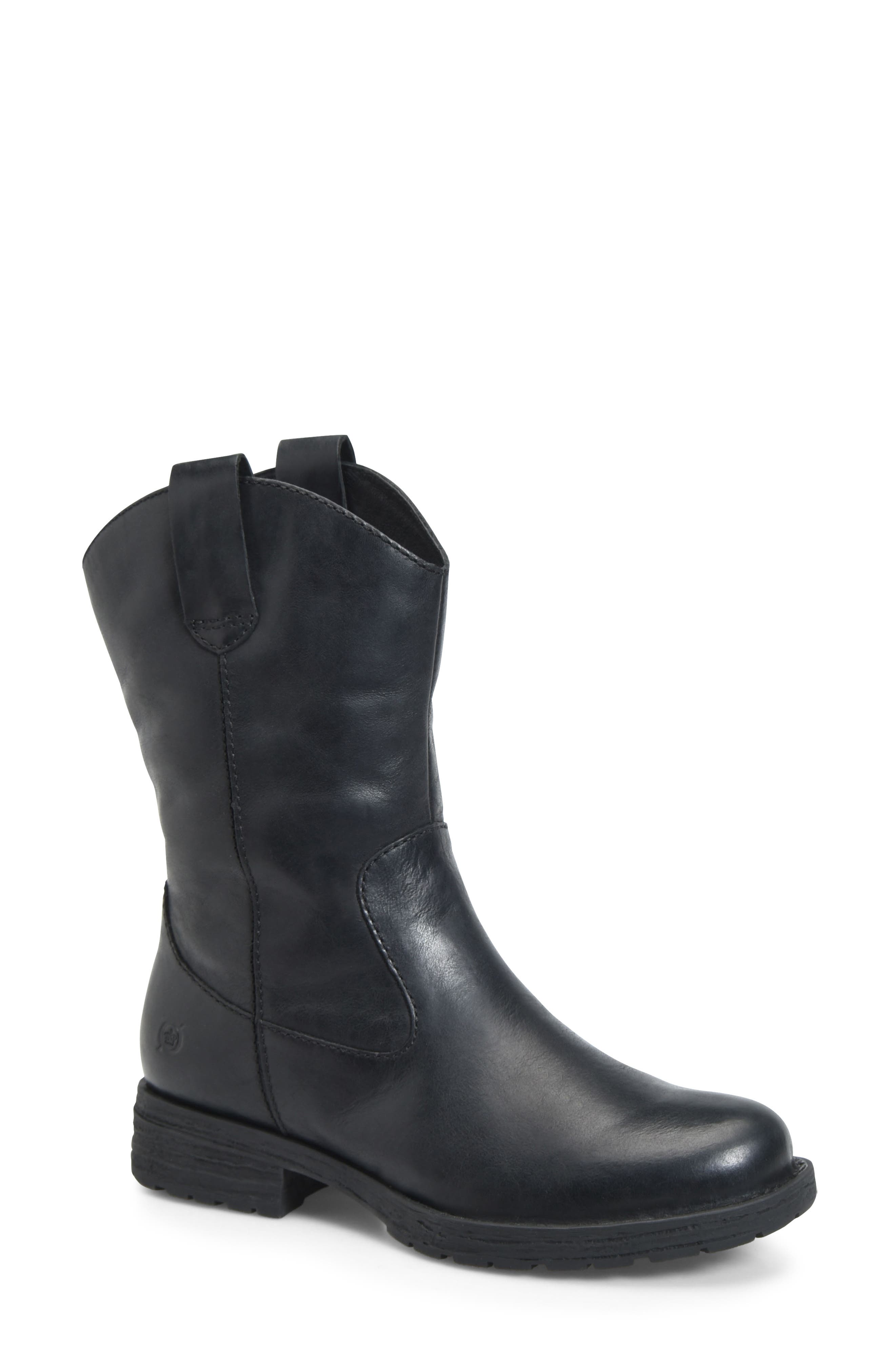 B?rn Basin Waterproof Western Boot- Black