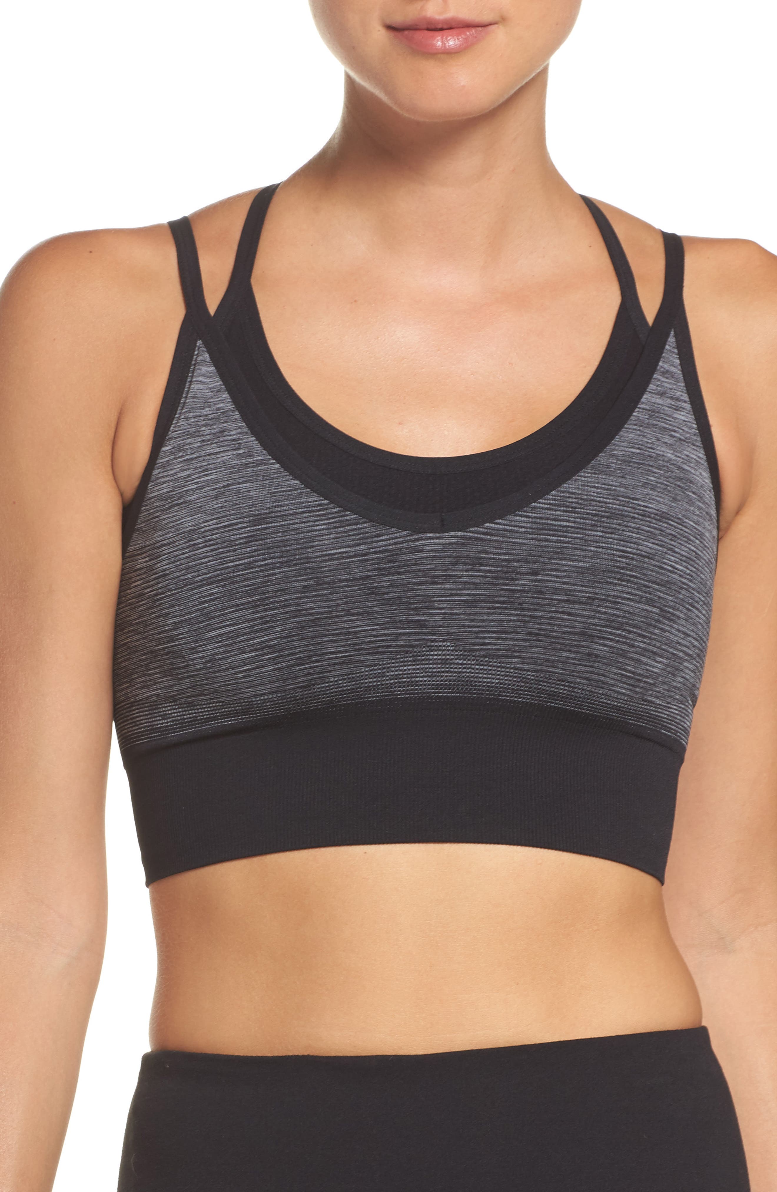Zella Layered Longline Sports Bra Nordstrom