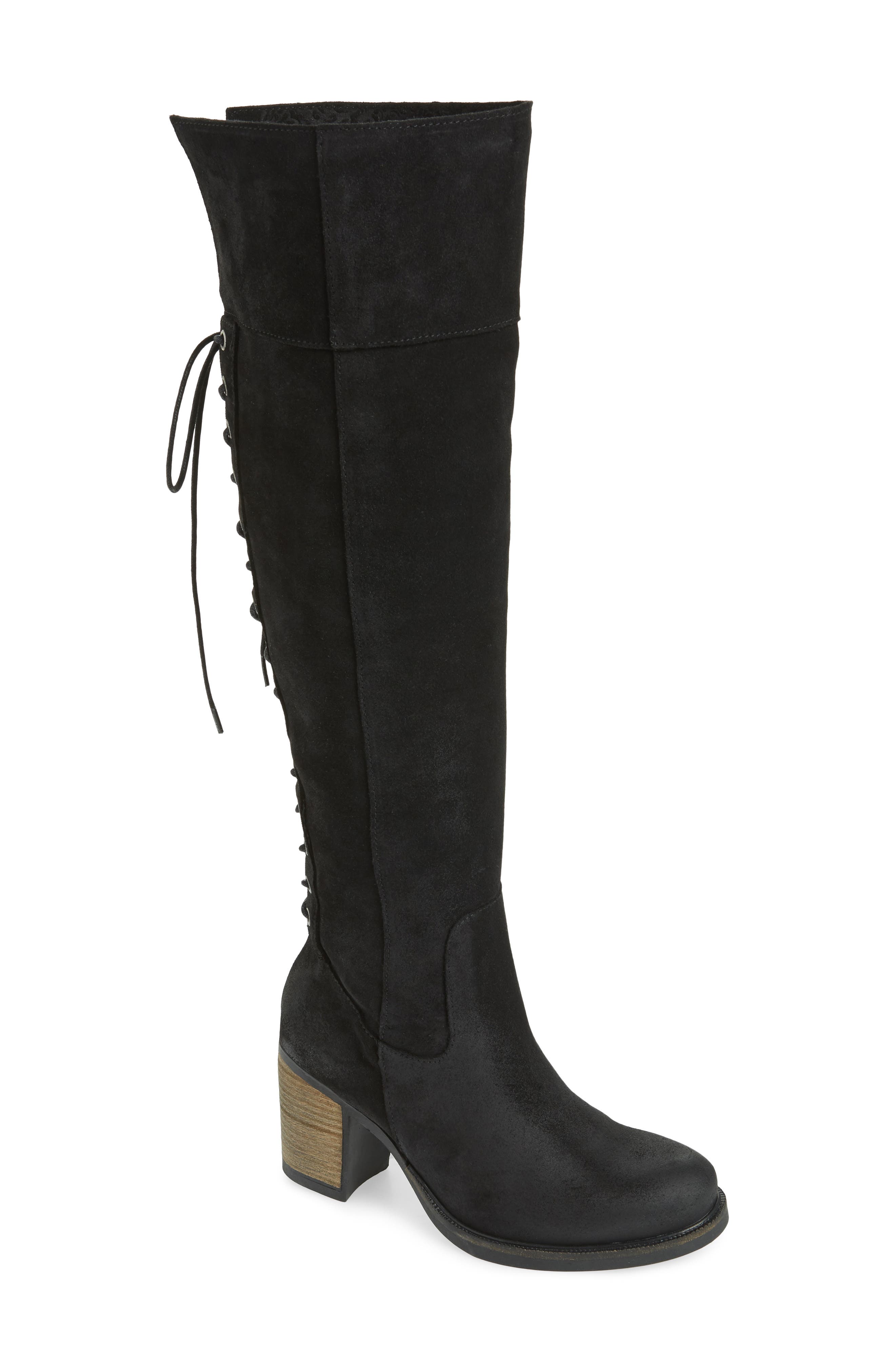 Bos. & Co. Bond Waterproof Over-The-Knee Boot, Black