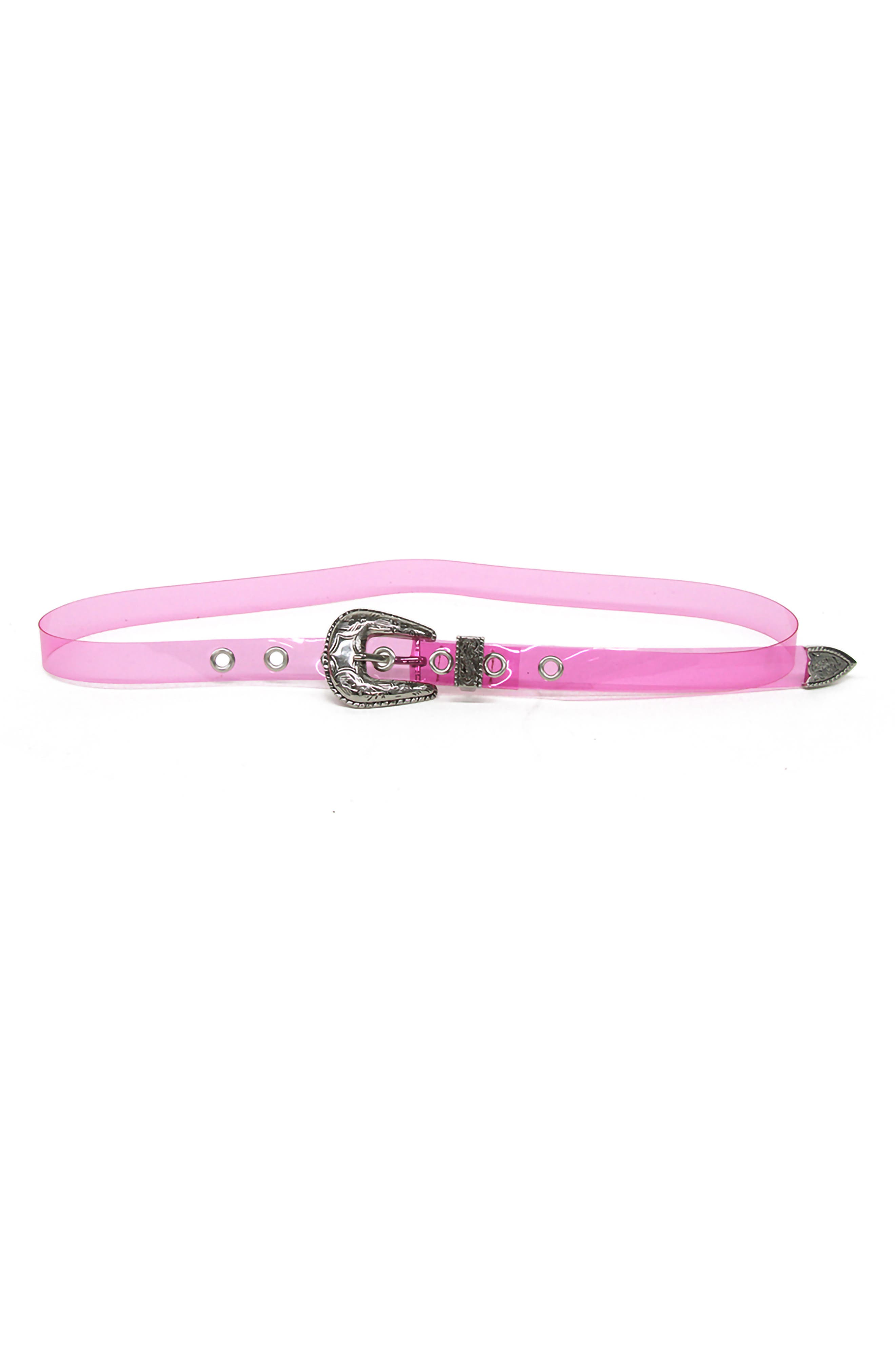 B-Low The Belt Baby Frank Transparent Hip Belt, Petal/ Silver