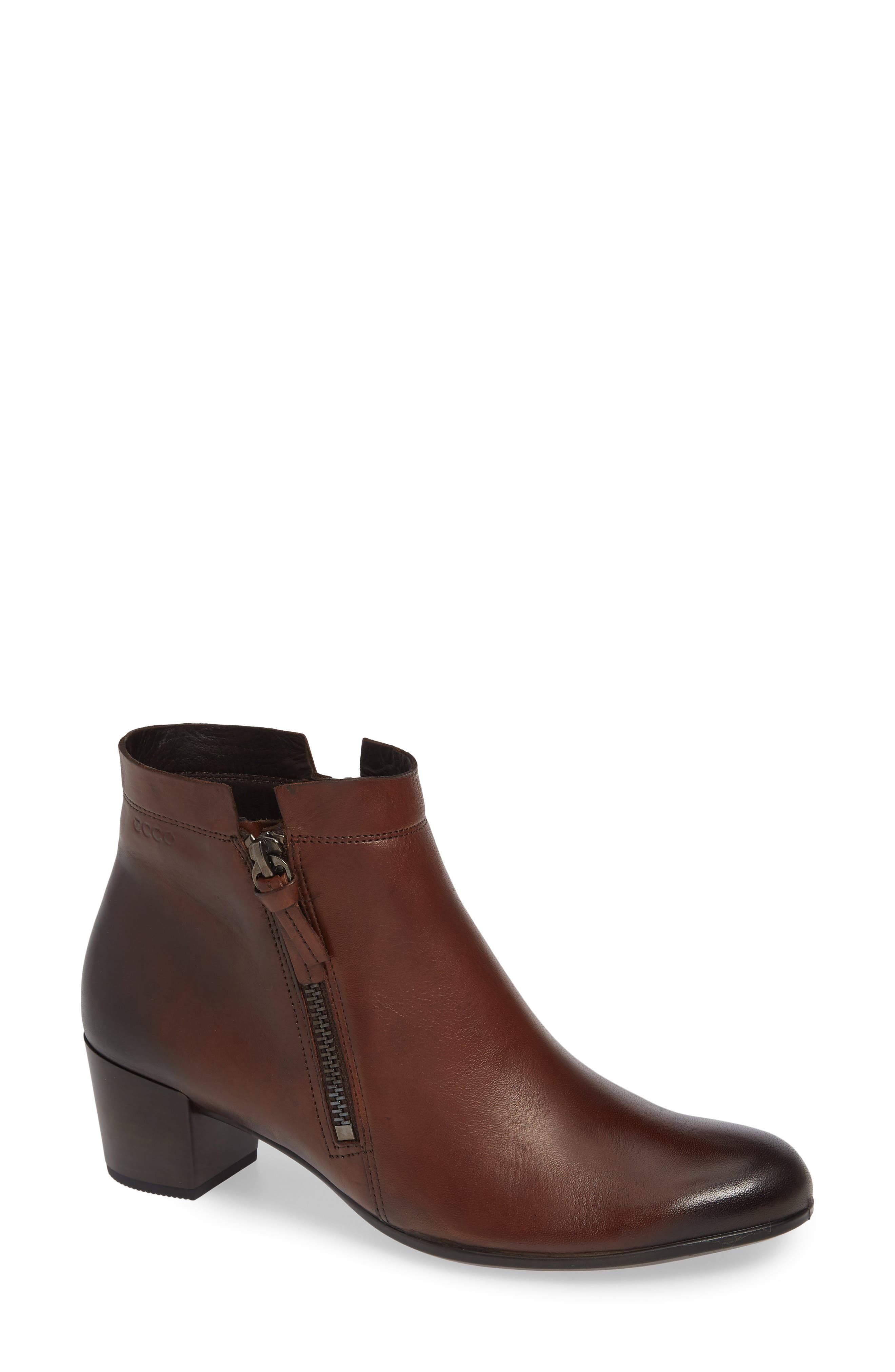 Ecco Shape 35 Ankle Bootie, Brown
